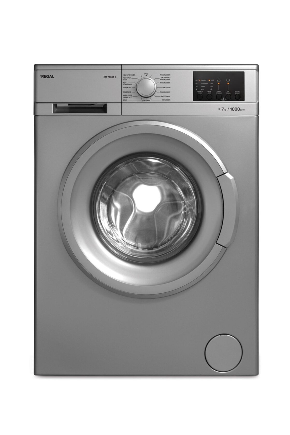 Regal CM 71001 G 7 Kg 1000 Devir Çamaşır Makinesi
