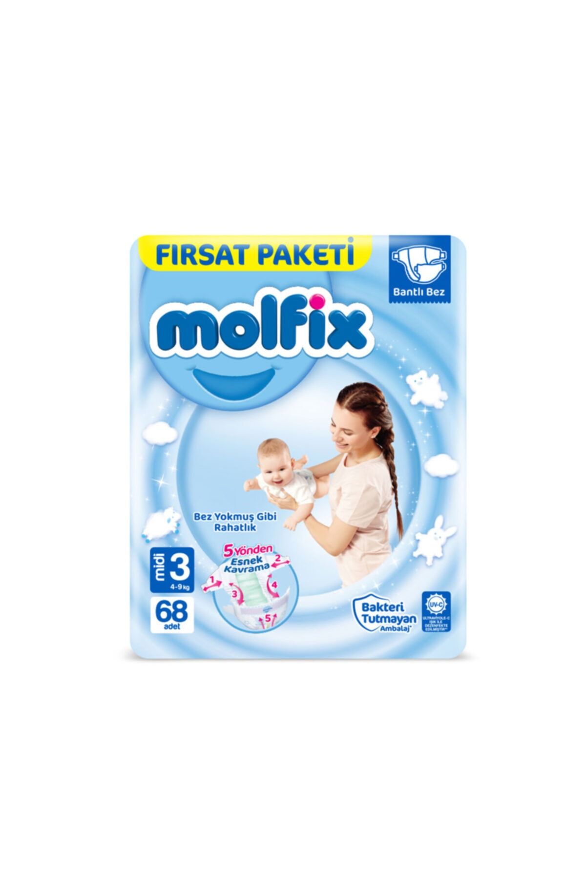 Molfix Fırsat Paketi 3 No Midi 68'li
