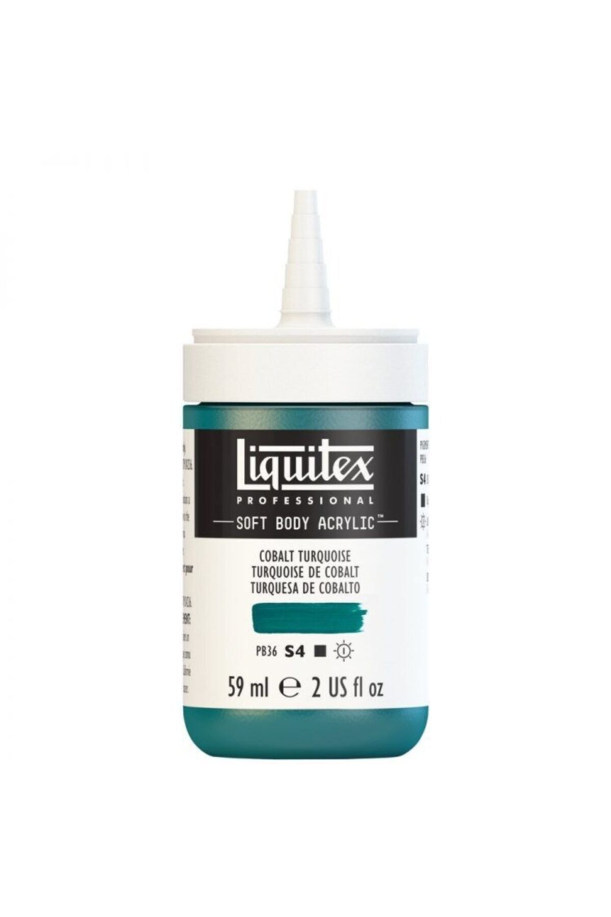 Liquitex : Professional Soft Body : Akrilik Boya : 59 Ml : Cobalt Turquoise 169 S4