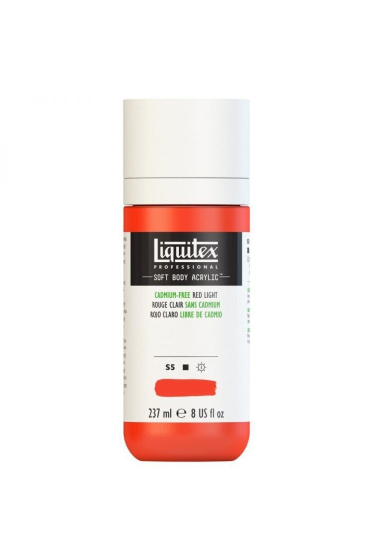 Liquitex : Professional Soft Body : Akrilik Boya : 237 Ml : Cadmium-free Red Light 893 S5