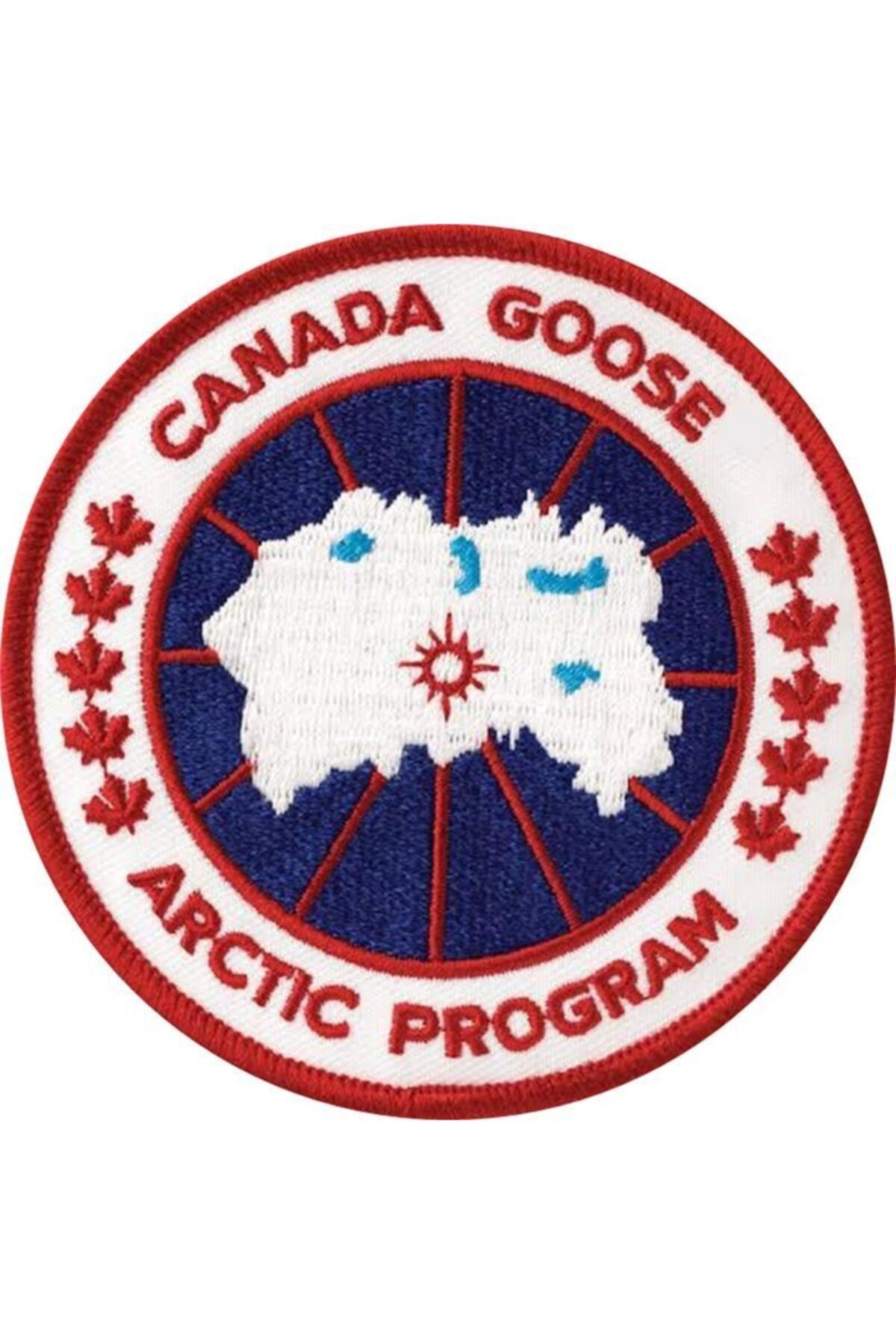 Sim Nakış Canada Goose Arctic Program Nakış Işleme Arma Patch Peç 9x9 Cm