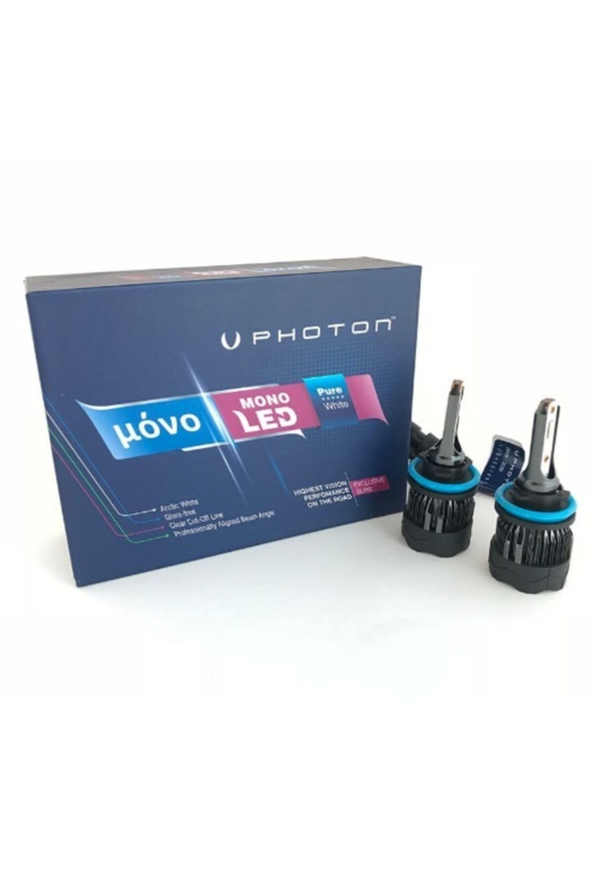 Photon Mono Led H8-h11-h16 12v Headlıght Set