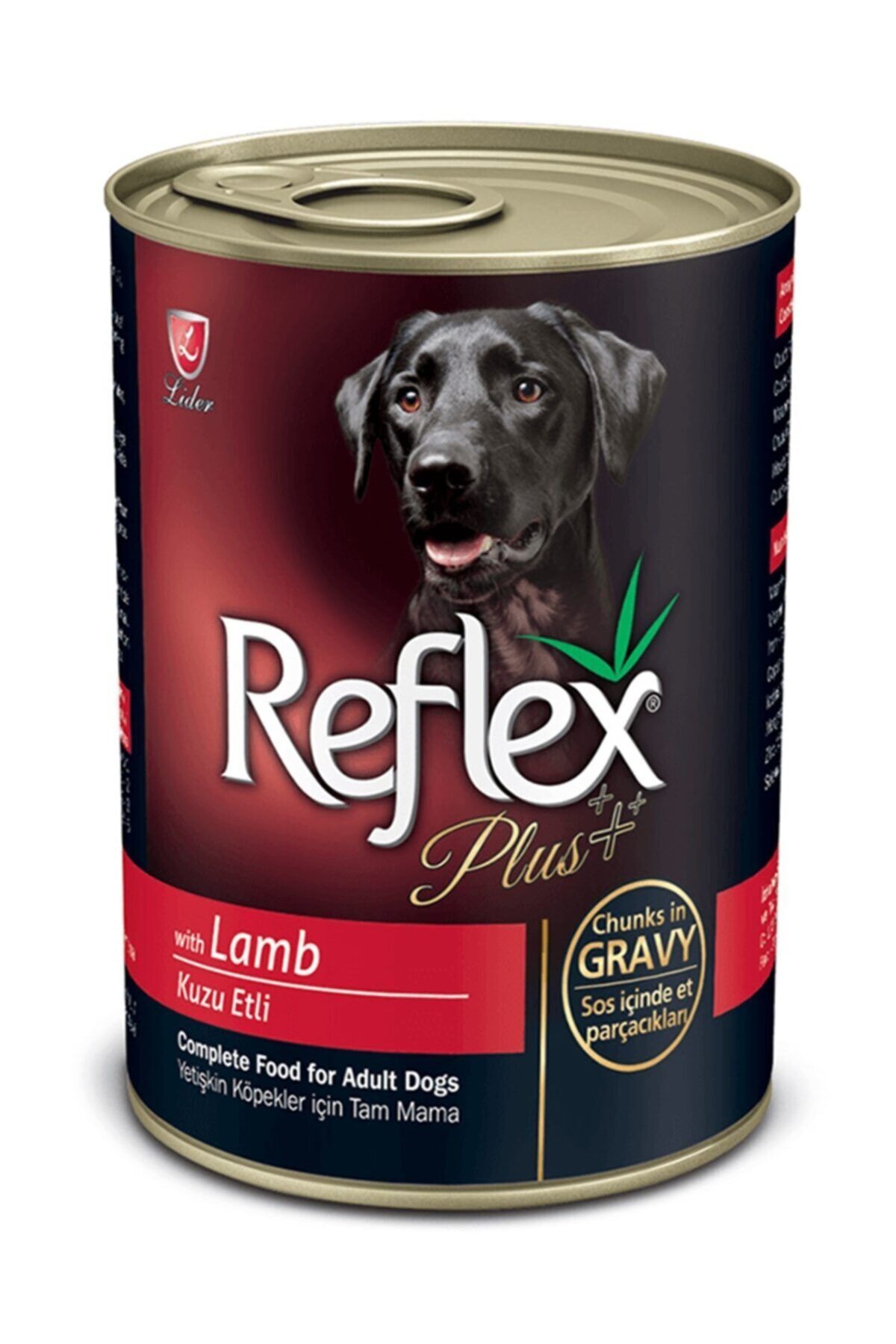 Reflex Kuzu Etli Konserve Yetişkin Köpek Maması 400 gr