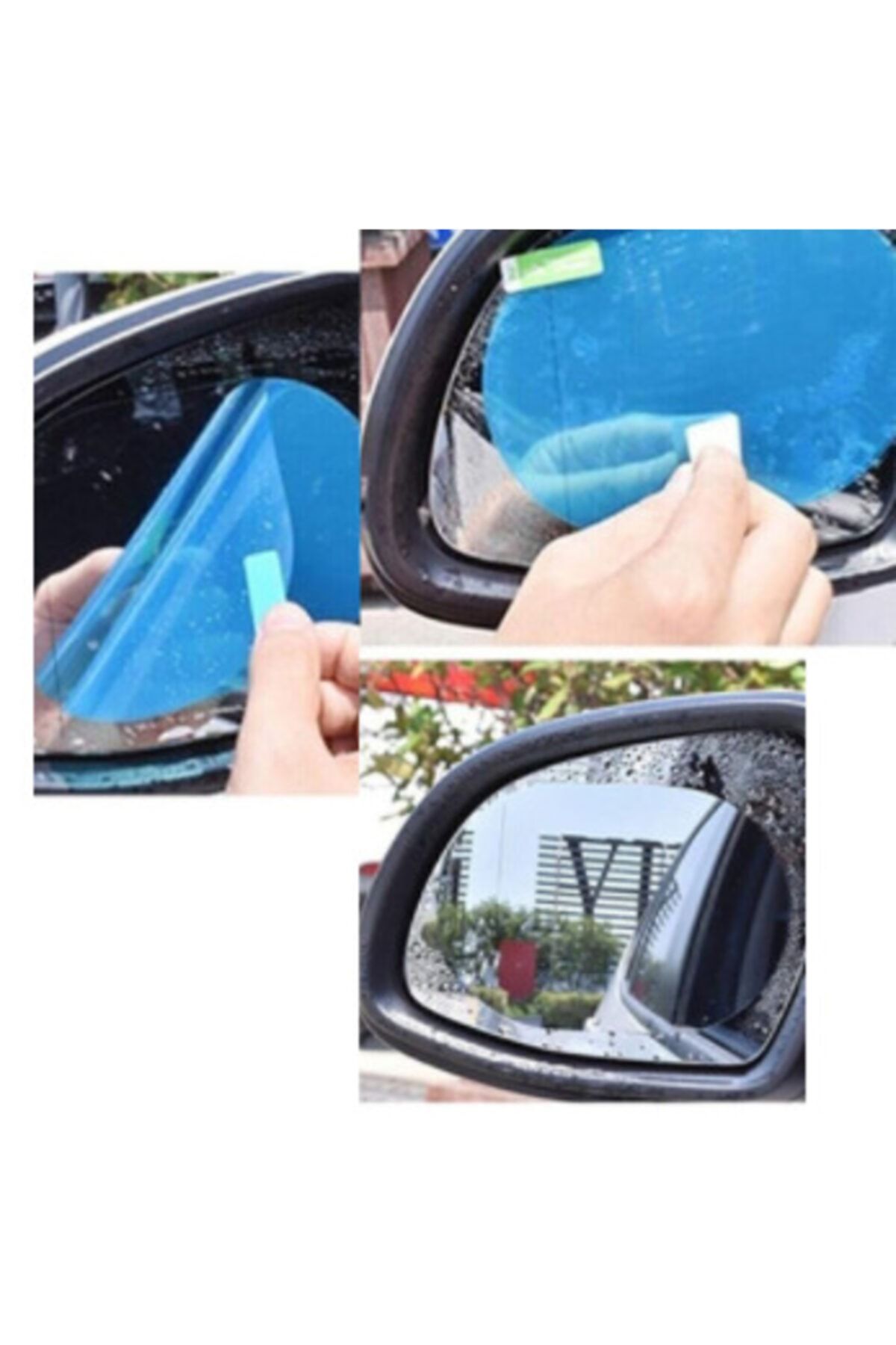 Ankaflex Oto Dış Ayna Film Buğu Önleyici Dış Dikiz Aynası Araba Yağmur Tutmaz Görüş Film Araç Bandı