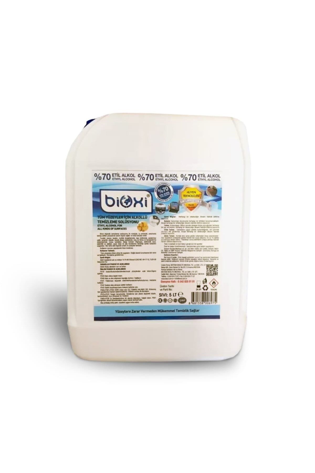 Bioxi ® Alkollü Temizleme Solüsyonu 5 Lt - Tüm Yüzeyler Için
