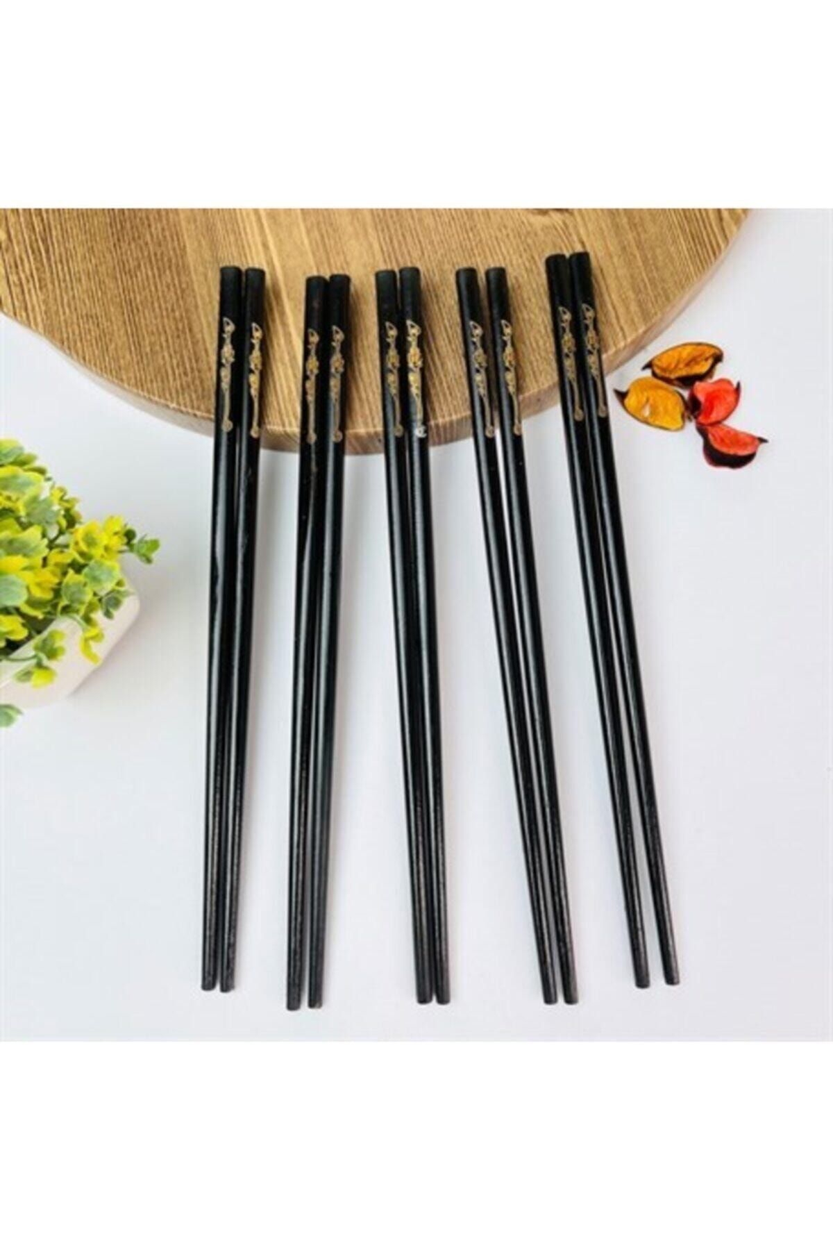 Lümen Siyah Bambu Chopstick