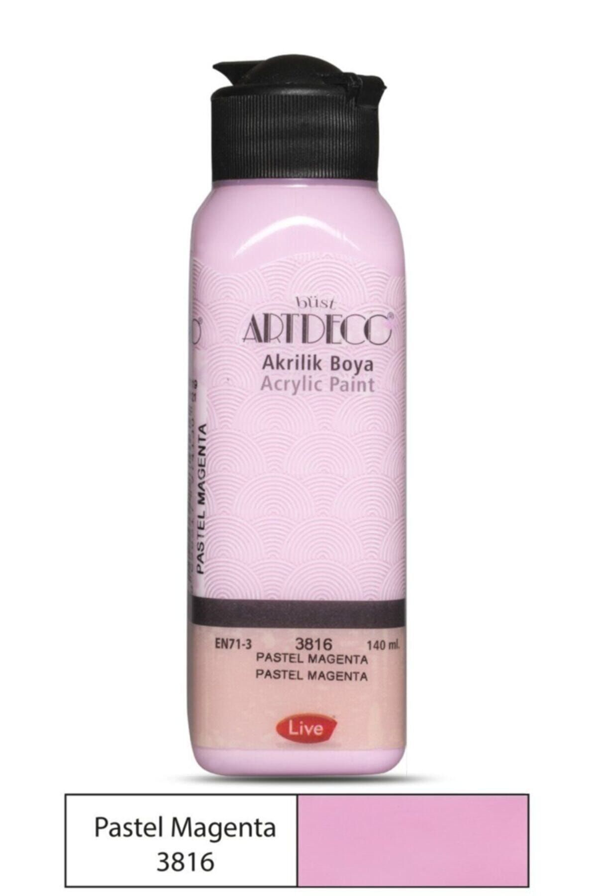 Artdeco Akrilik Boya Pastel 140 Ml Pastel Magenta 3816