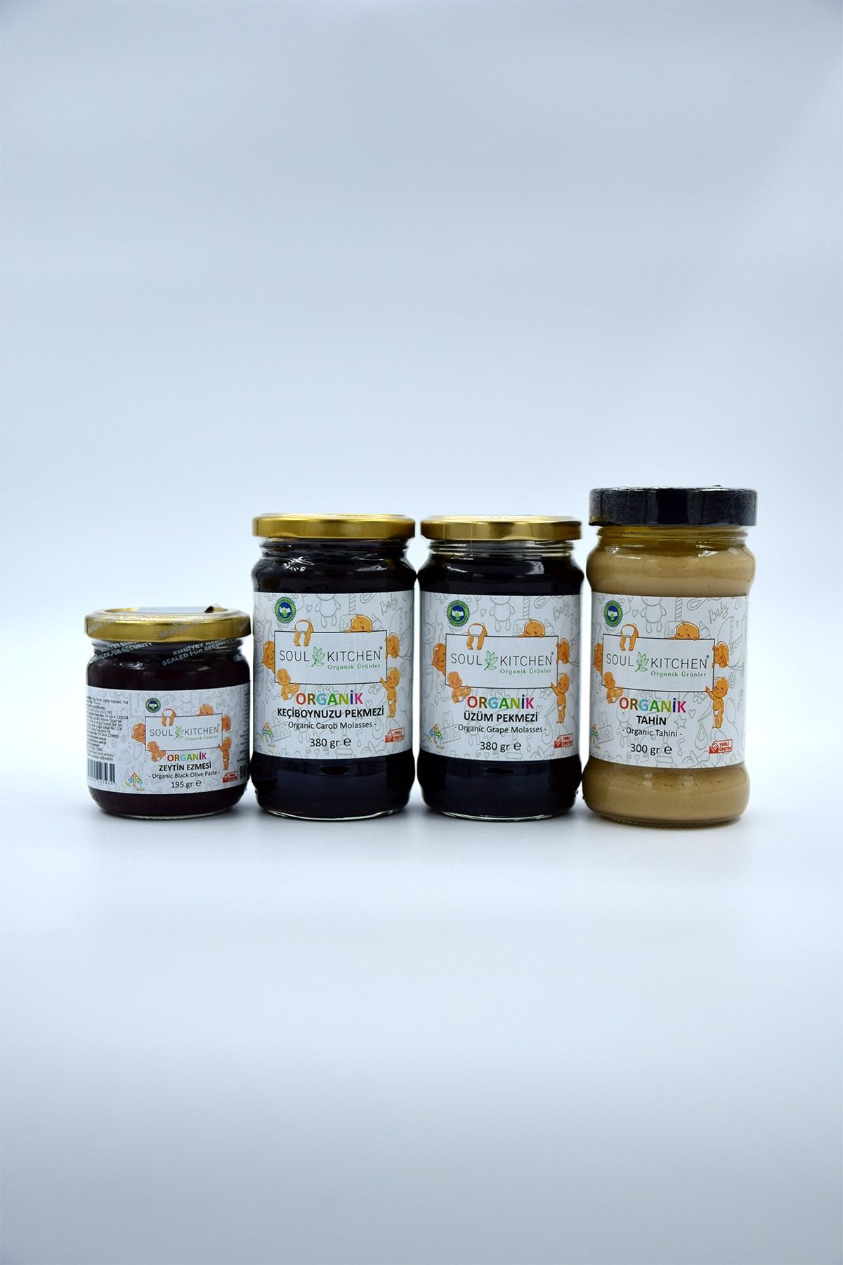Soul Kitchen Organik Ürünler Organik Bebek Ek Gıda Seti +6ay 4lü Paket Model 3
