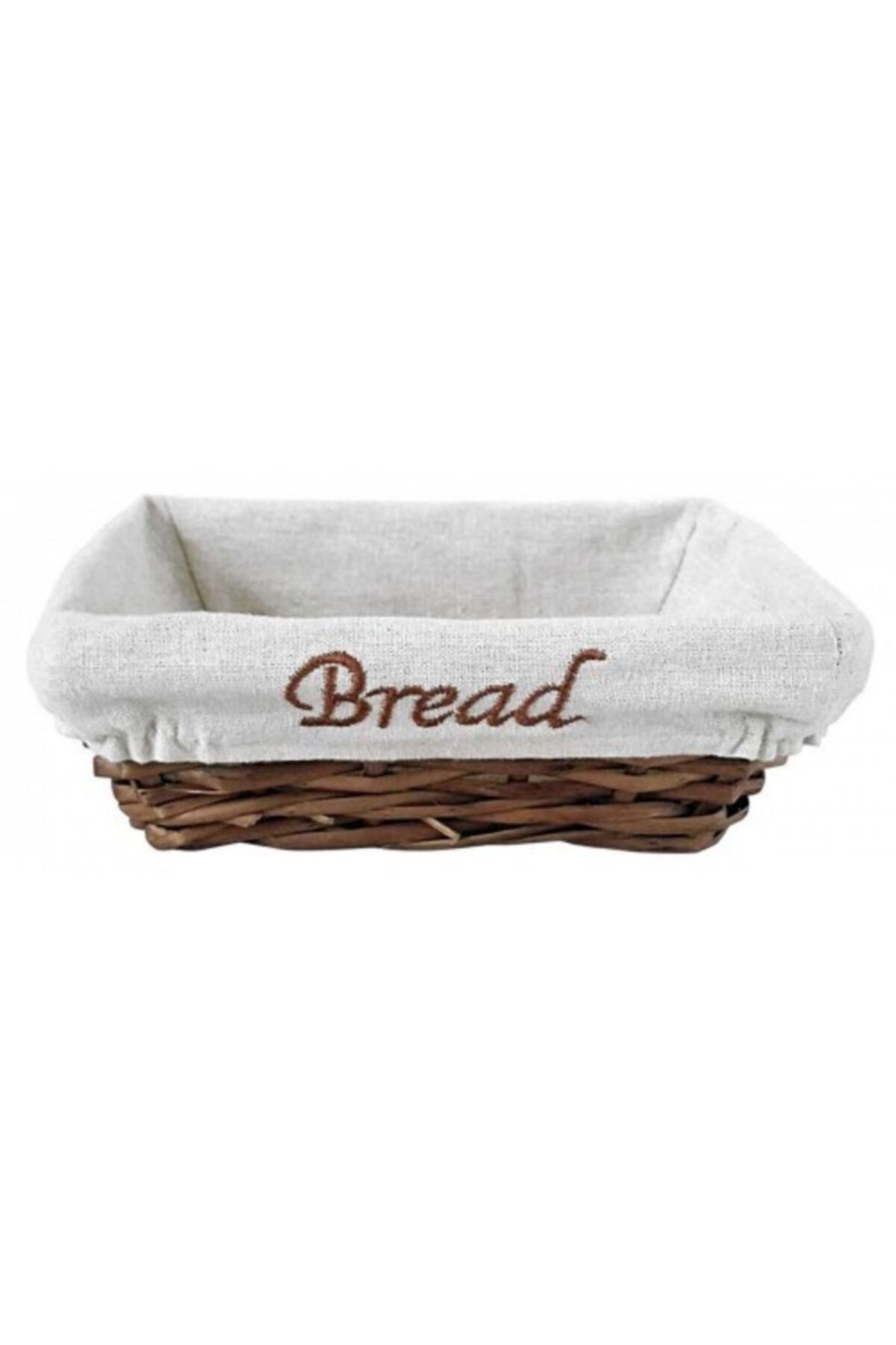 Genel Markalar Groovy Ekmek Sepetı Hasır Bezlı Dıkdortgen 22*16*7 cm