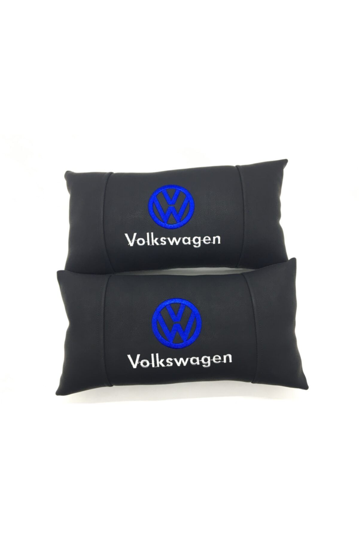 CEM OTOMOTİV Volkswagen Uyumlu Deri Ortopedik Araç Boyun Yastığı'2 Adet
