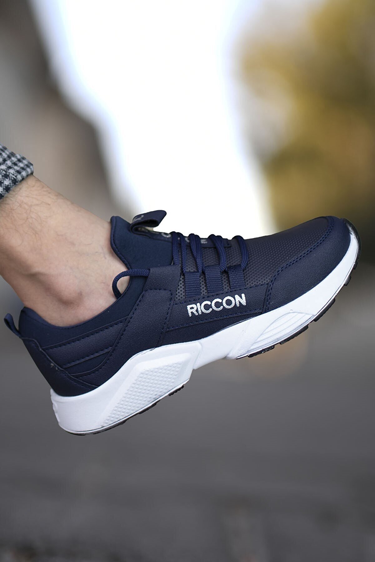 Riccon Unisex Lacivert Beyaz1 Cilt Unisex Sneaker 0012072