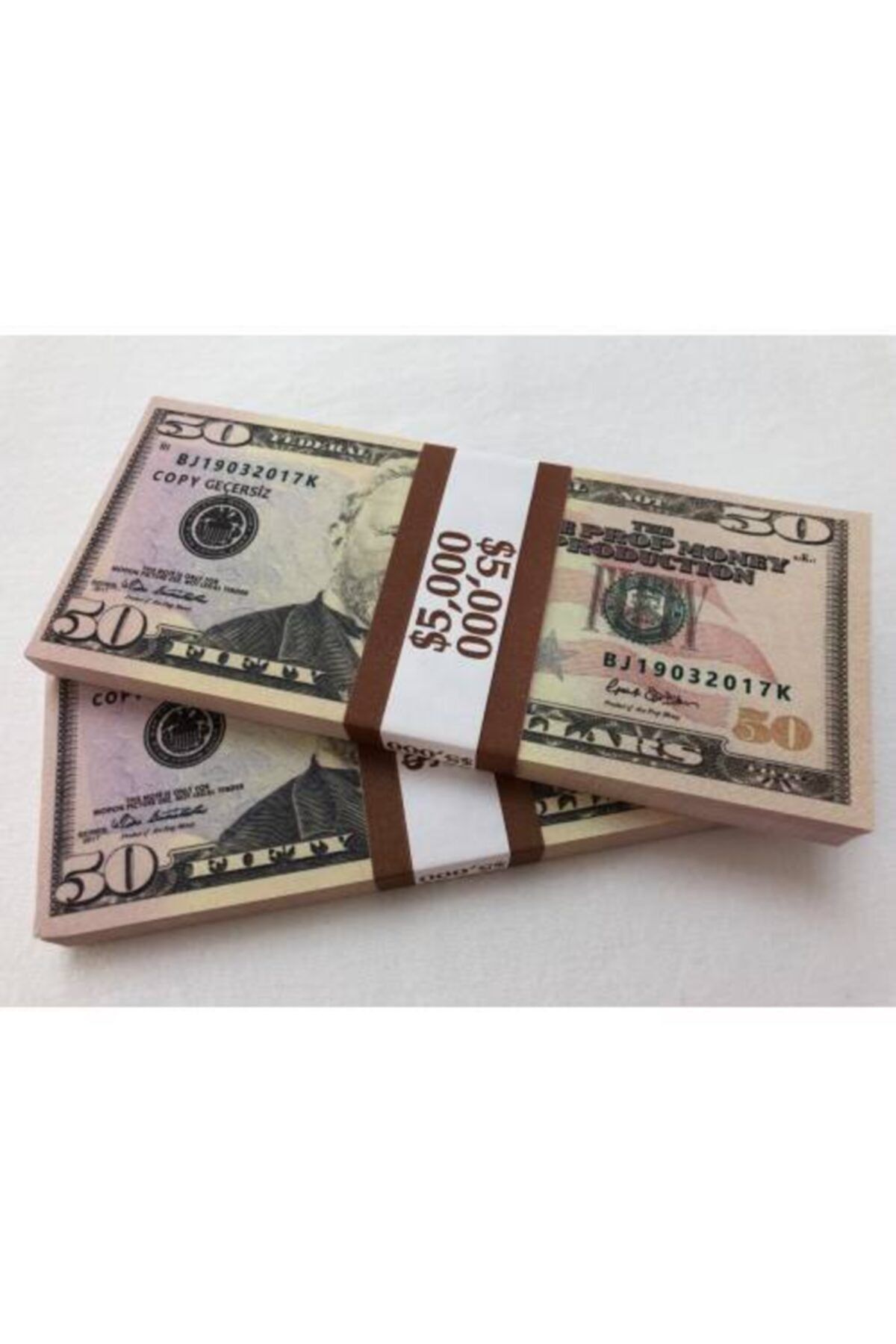 Geçersiz Düğün Parası  100 Adet 50 Dolar_1