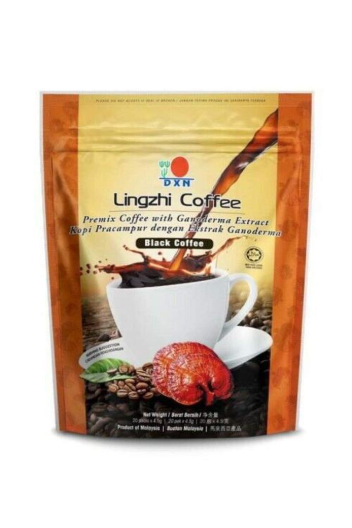 DXN Gano Sade Siyah Kahve Lingzhi Black Coffee Ganodermalı