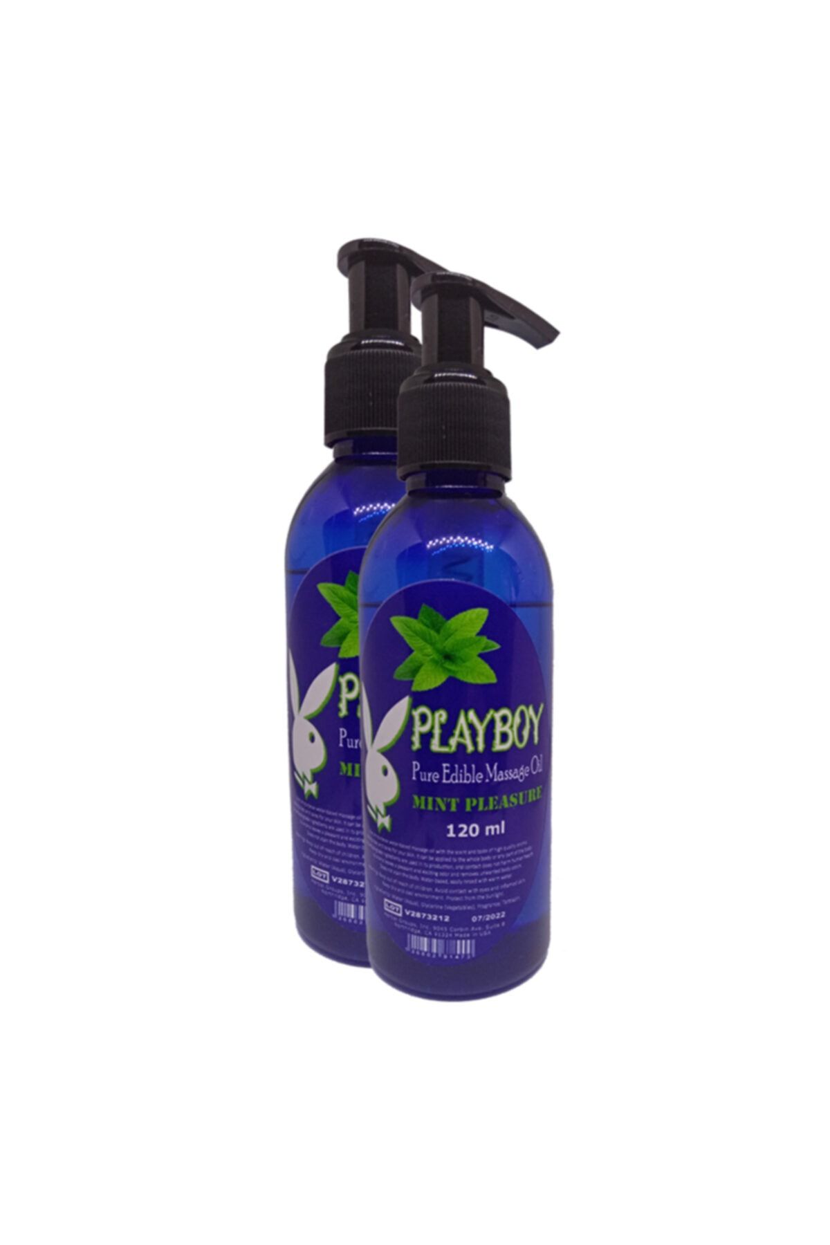 Playboy Pure Edible Massage Oil 120ml Nane Aromalı Masaj Yağı 2 Adet