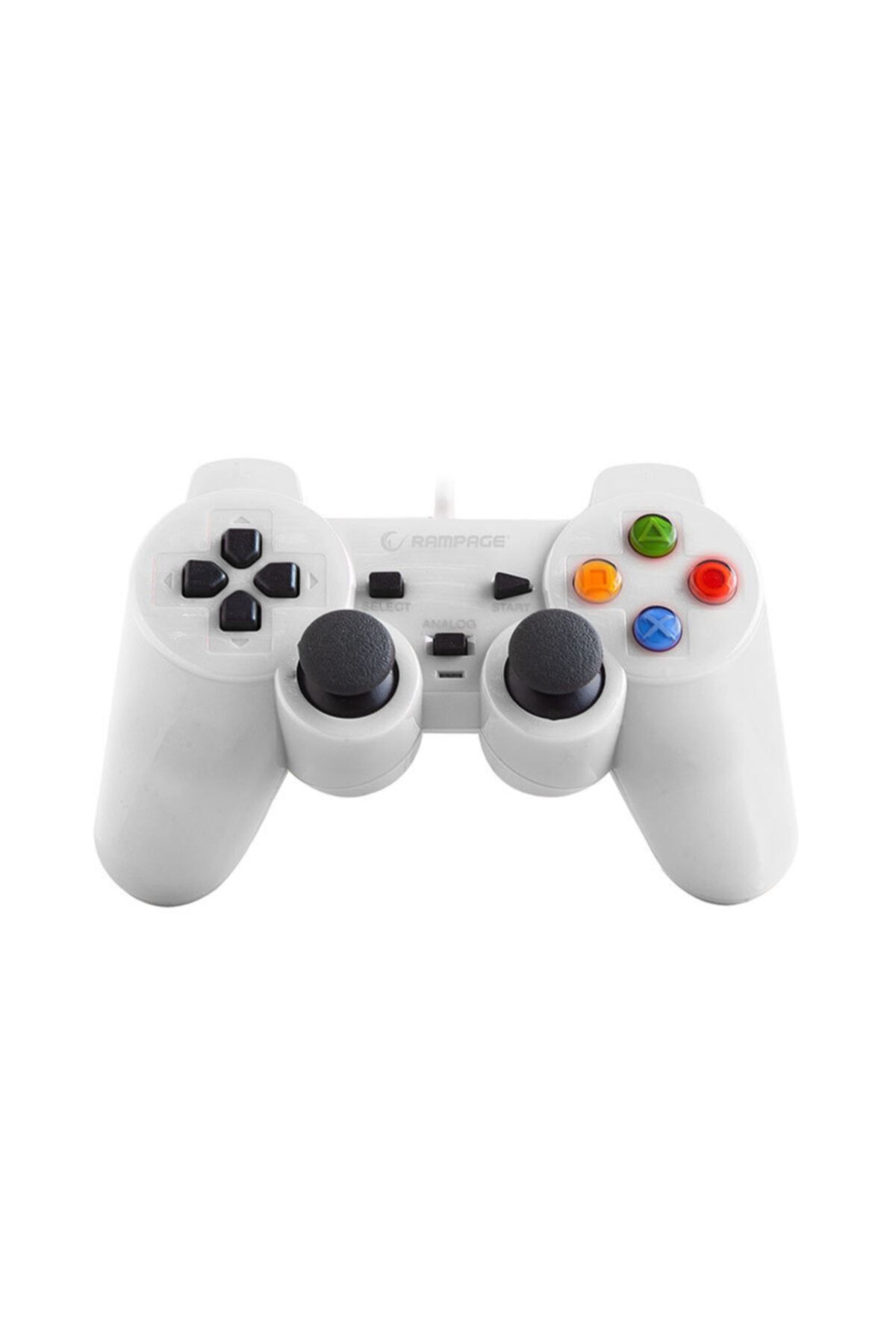 Rampage Sg-r602 Ps3/pc Beyaz Usb 1.8m Joypad uyumlu