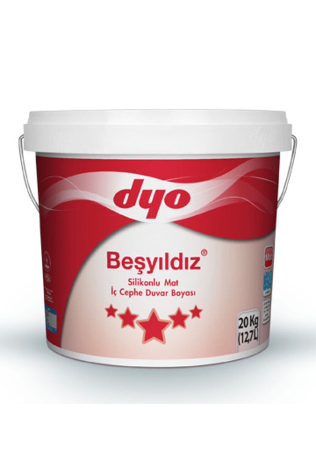 Dyo 10 No Beşyıldız Iç Cephe Silikonlu Boya 20 Kg 6591 Çisenti