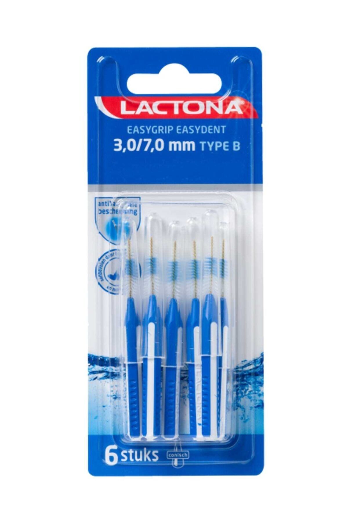 Lactona Diş Arası 3-7mm Koyu Mavi Arayüz Fırçası
