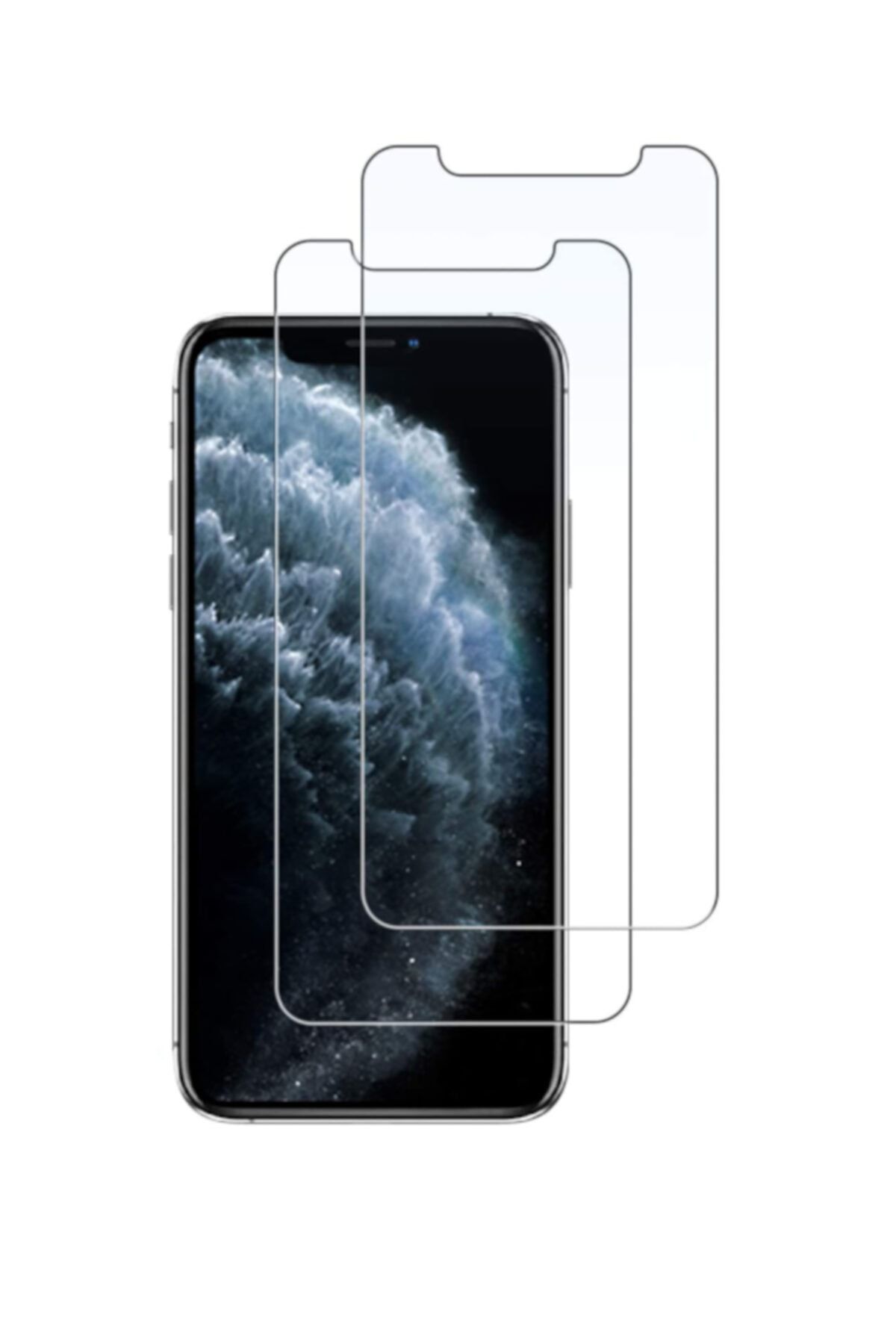 emybox Iphone Xs Max Uyumlu Kırılmaz Şeffaf Ekran Korucu Telefon Camı 2 Adet