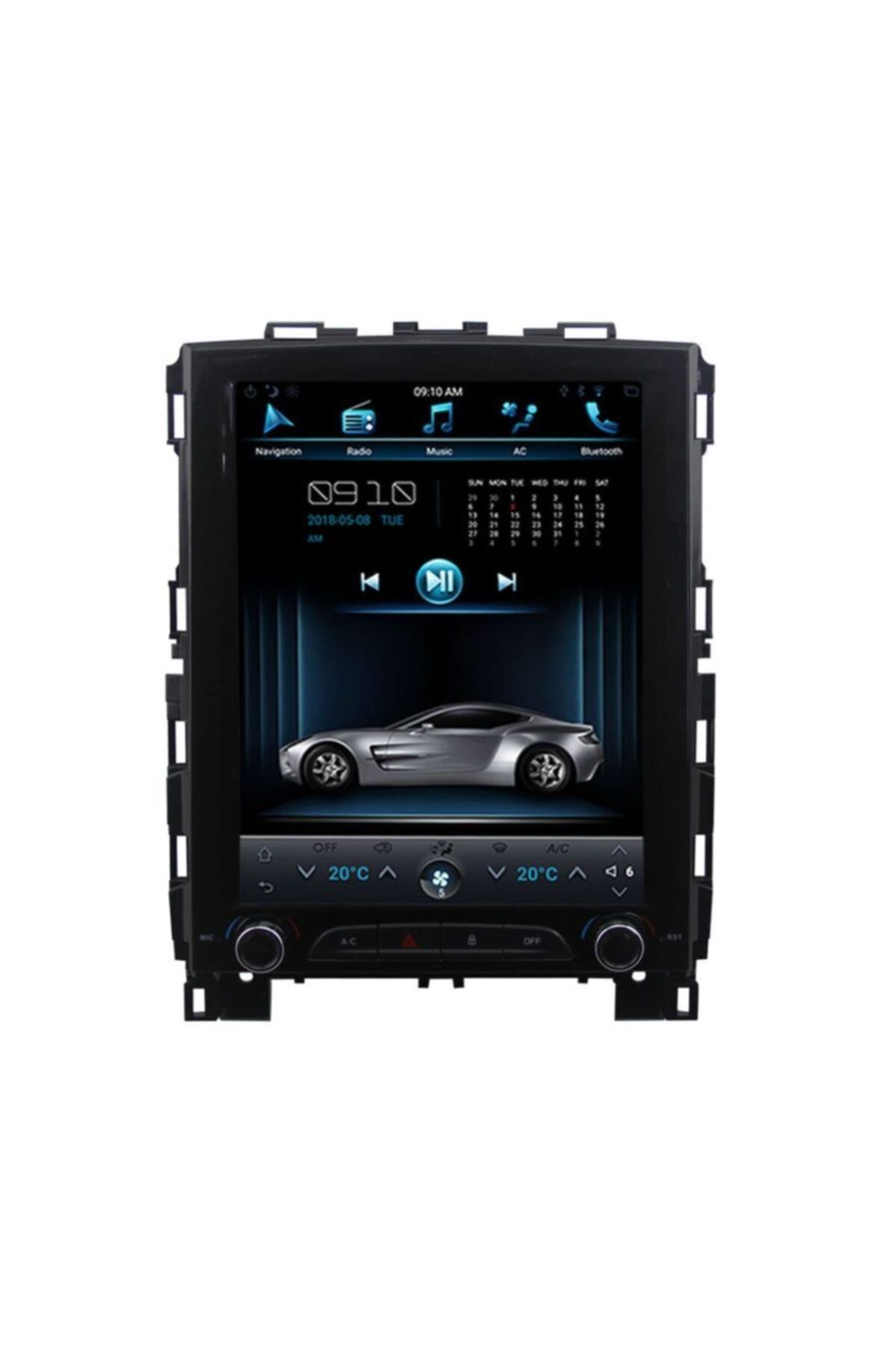 NEWSPACE Renault Megane 4 Tesla Android 2 32 Gb Multimedya Dsp Ips Ekran Full Navigasyon Oto Teyp
