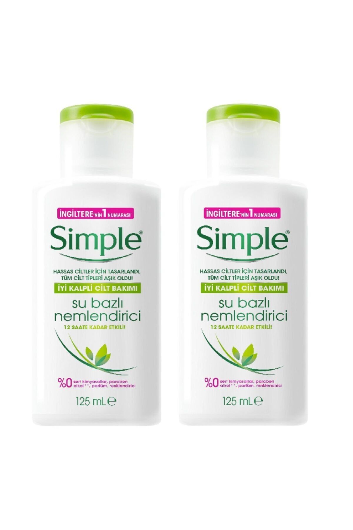 Simple Sımple Su Bazlı Nemlendırıcı 125ml X2