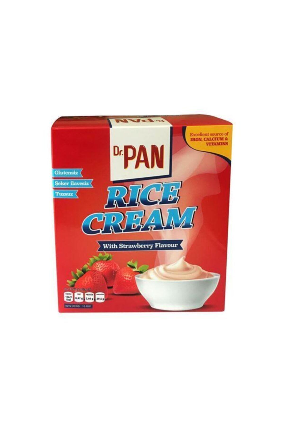 Dr Pan Rice Cream ( Çilekli - 400gr )