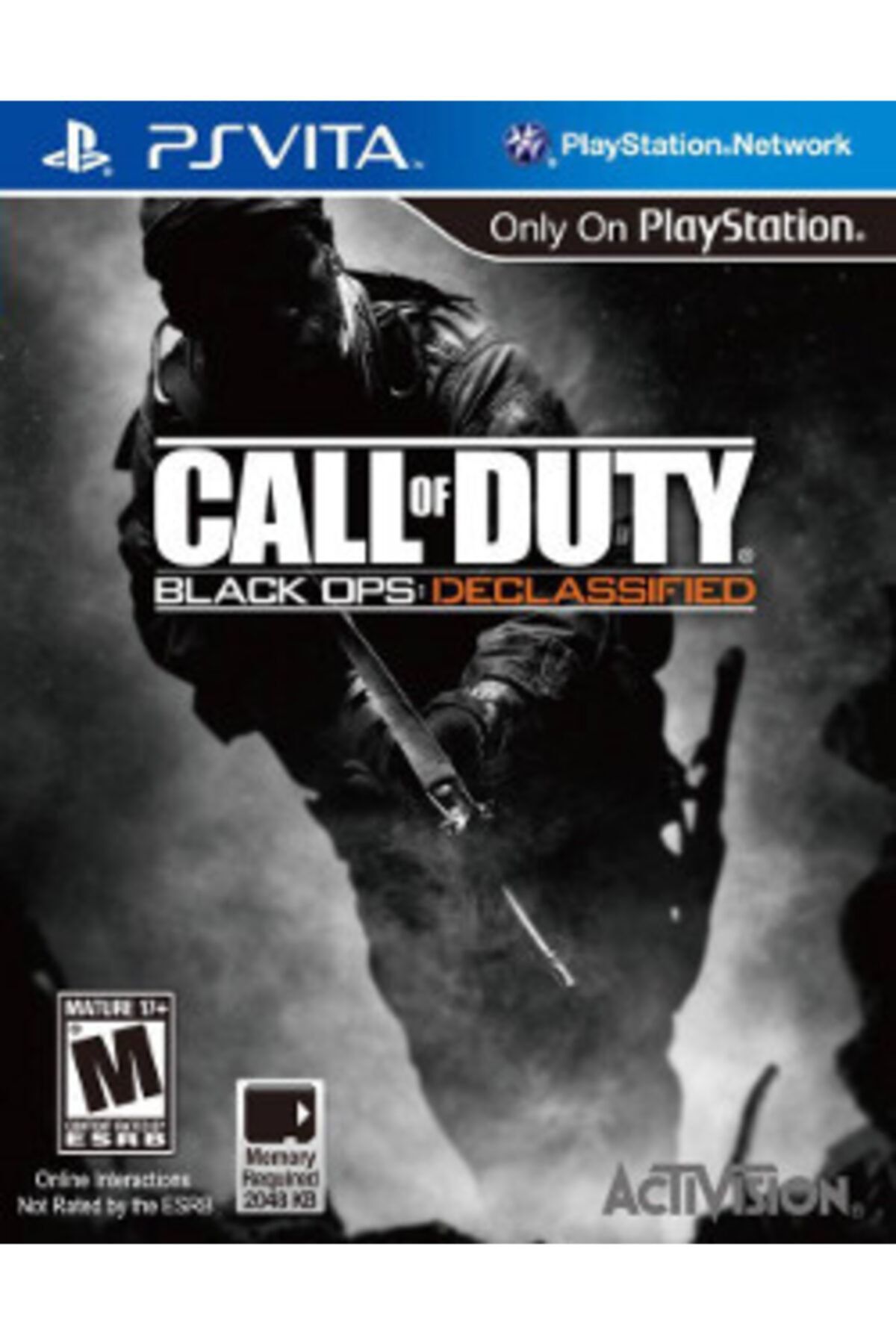vita Call Of Duty Black Ops Declassified Playstation Oyun Ps Oyun Psv Oyun