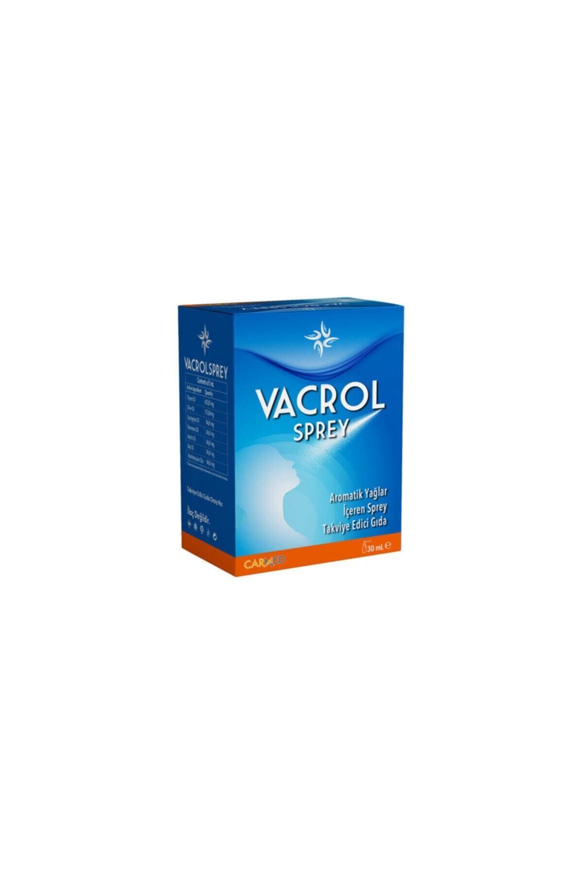 Vacrol Sprey 30 ml Karvakrol Ve Esansiyal Yağlar Içeren Takviye Edici Gıda