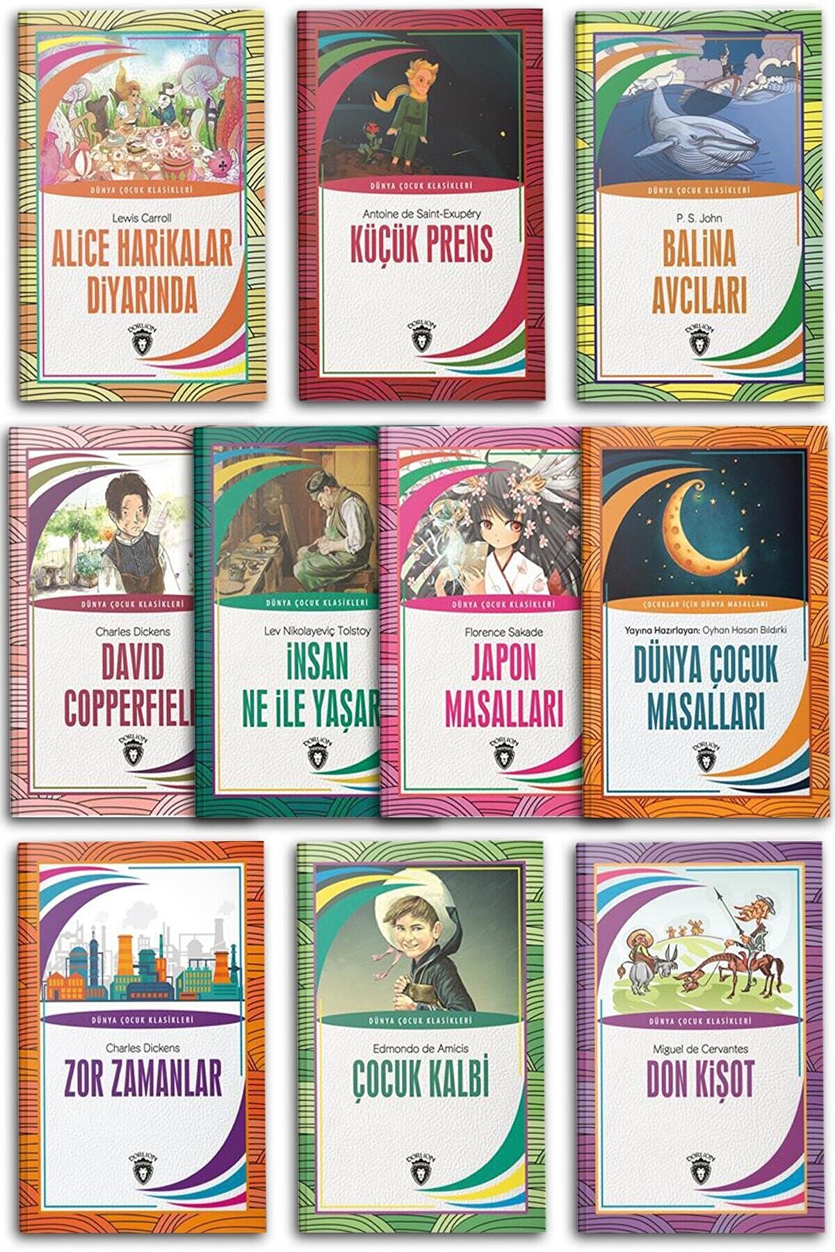 Dorlion Yayınevi Dünya Çocuk Klasikleri 10 Kitap Set 4
