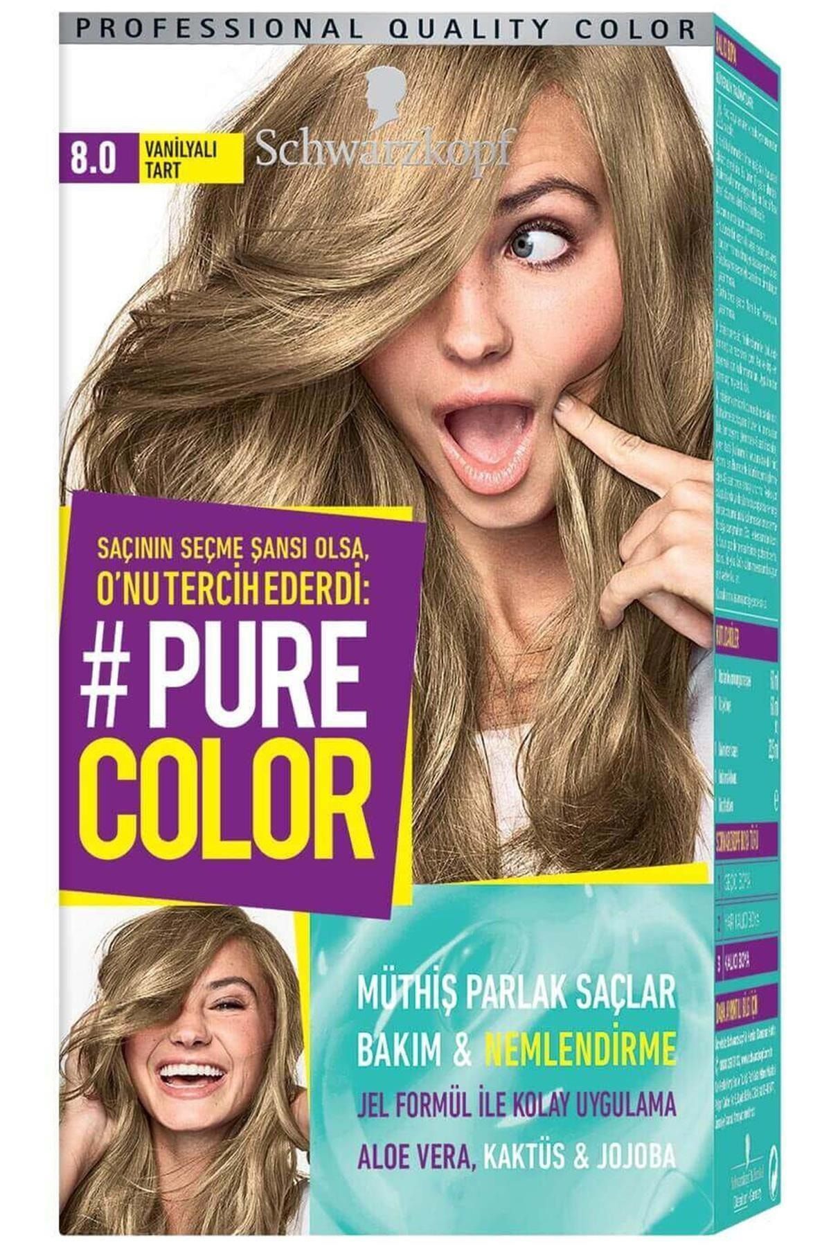Pure Color Marka: Saç Boyası 8-0 Vanilyalı Tart Kategori: Saç Boyası