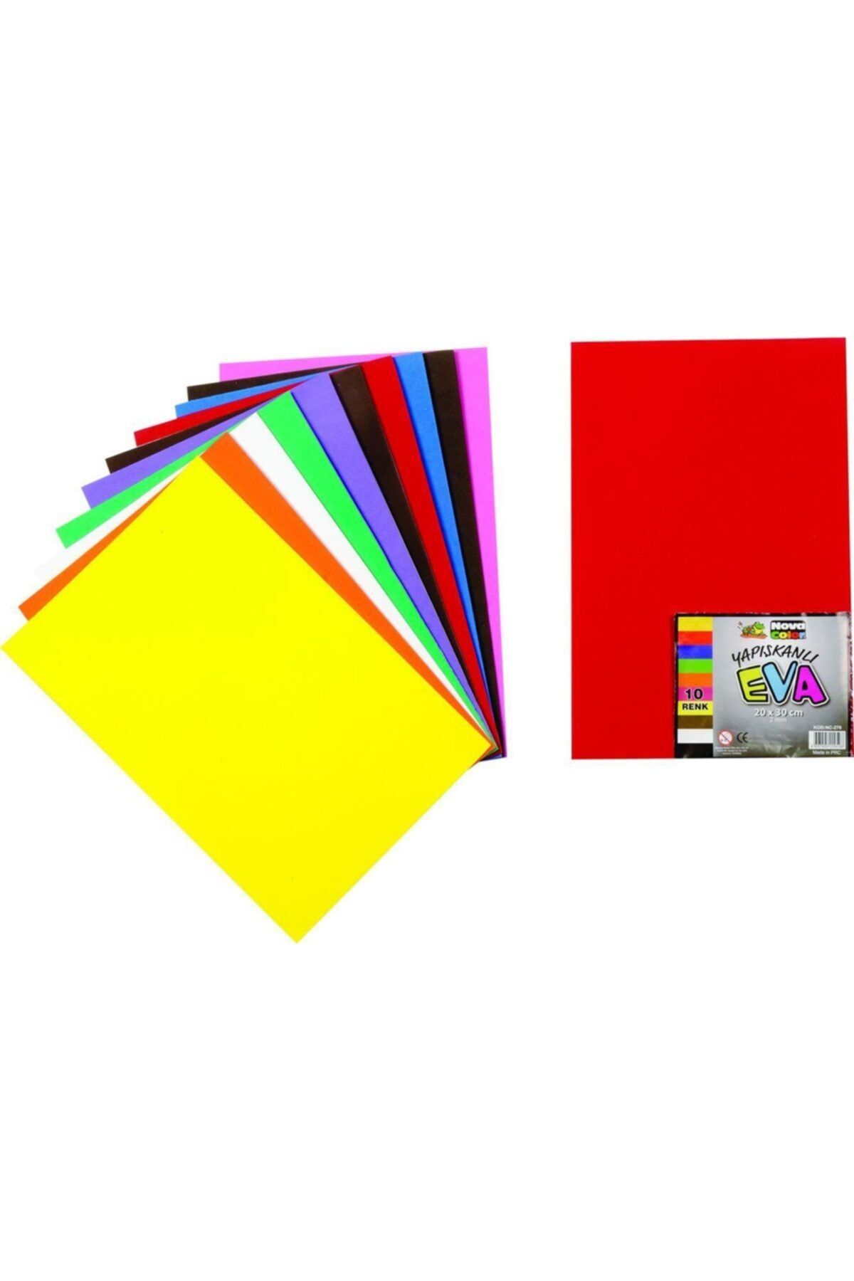 nova color Eva 20x30 Yapışkanlı 10'lu Poşet Nc-270