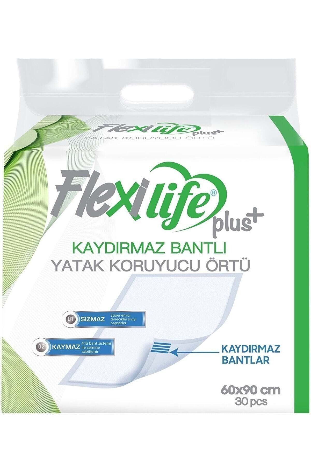 Flexi Life Flexilife Pluskaydırmaz Bantlı Yatak Koruyucu 60x90cm - 30'lu Paket