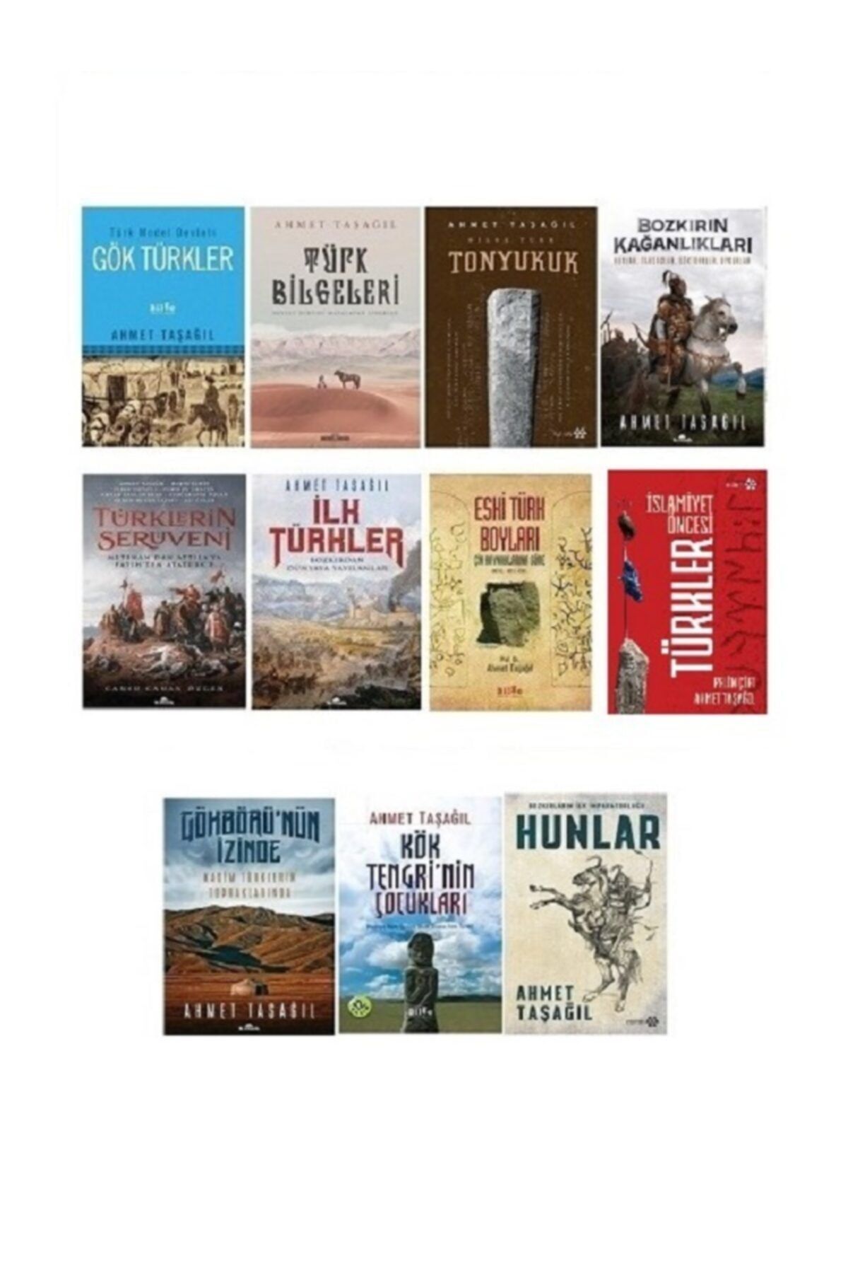 Kronik Kitap Türklerin Kadim Tarihi - Islamiyet Öncesi Türkler / 11 Kitap Set - Ahmet Taşağıl