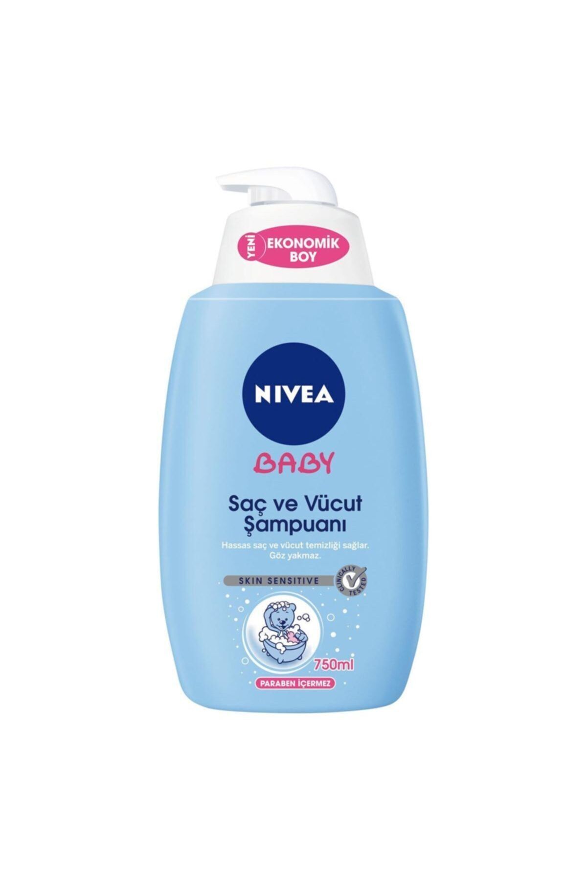 NIVEA Baby Saç Ve Vücut Şampuanı Ekonomik Boy 750 ml
