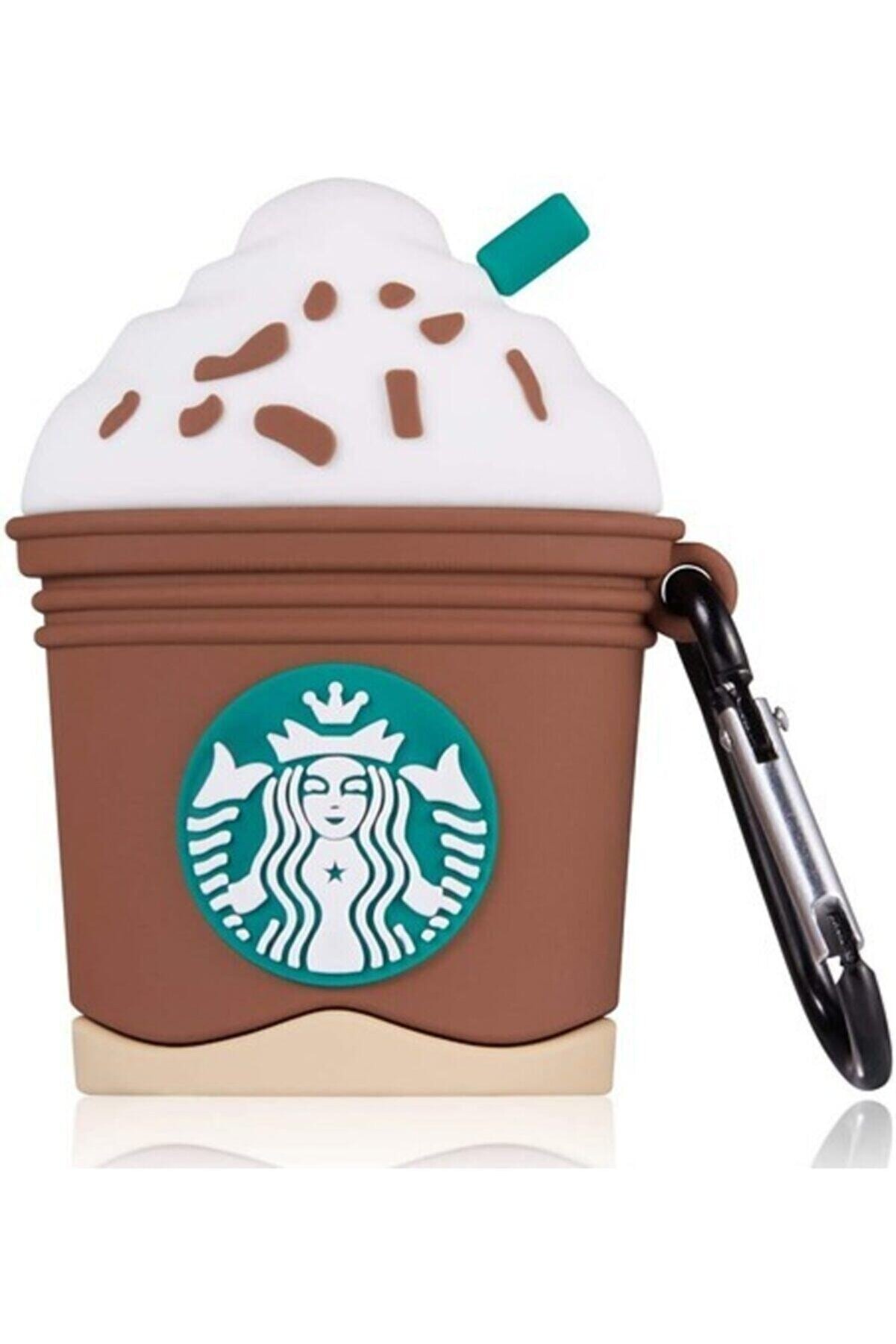 MY MÜRDÜM Sevimli Starbucks Kahverengi Airpods Kılıfı 1. Ve 2. Nesil Uyumlu