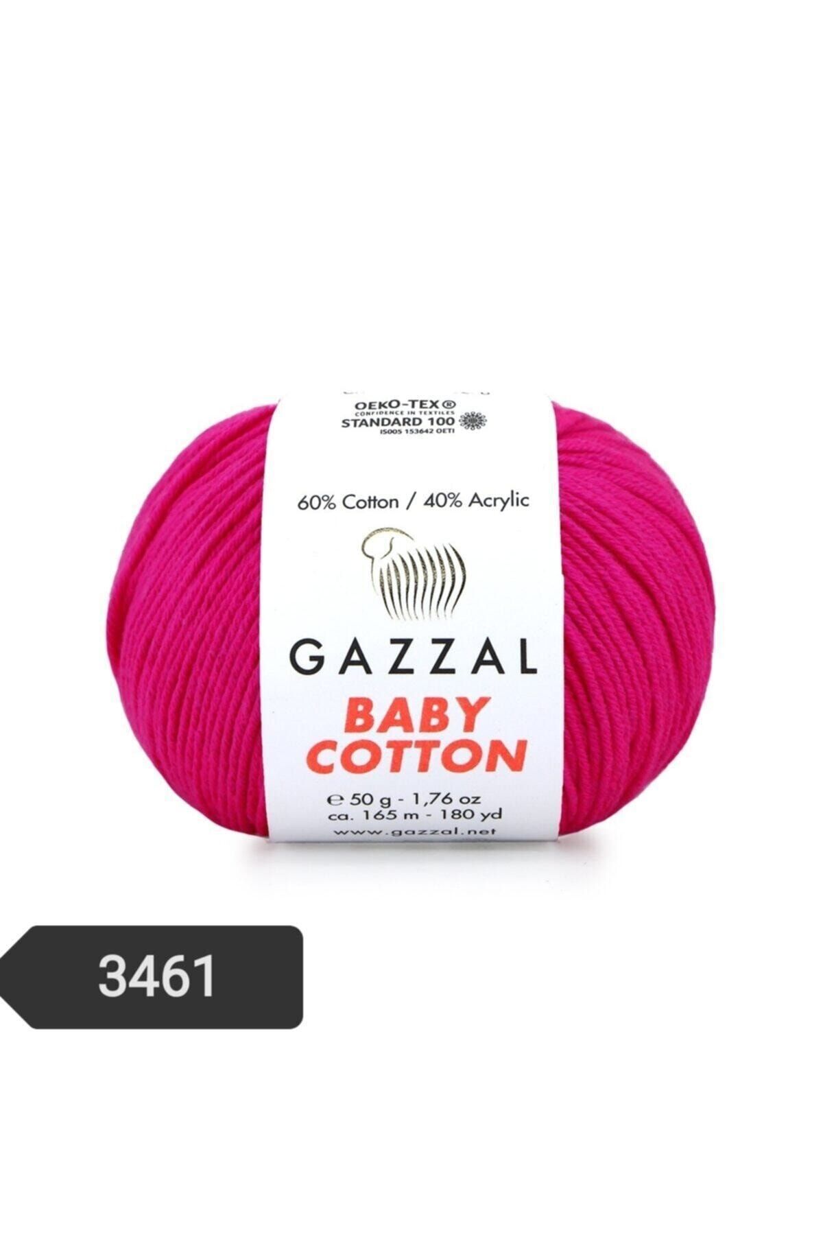 Gazzal Baby Cotton Amigurumi Ipi 50 Gr El Örgü Ipi Punch Ipi 3461 Pamuk+akrilik