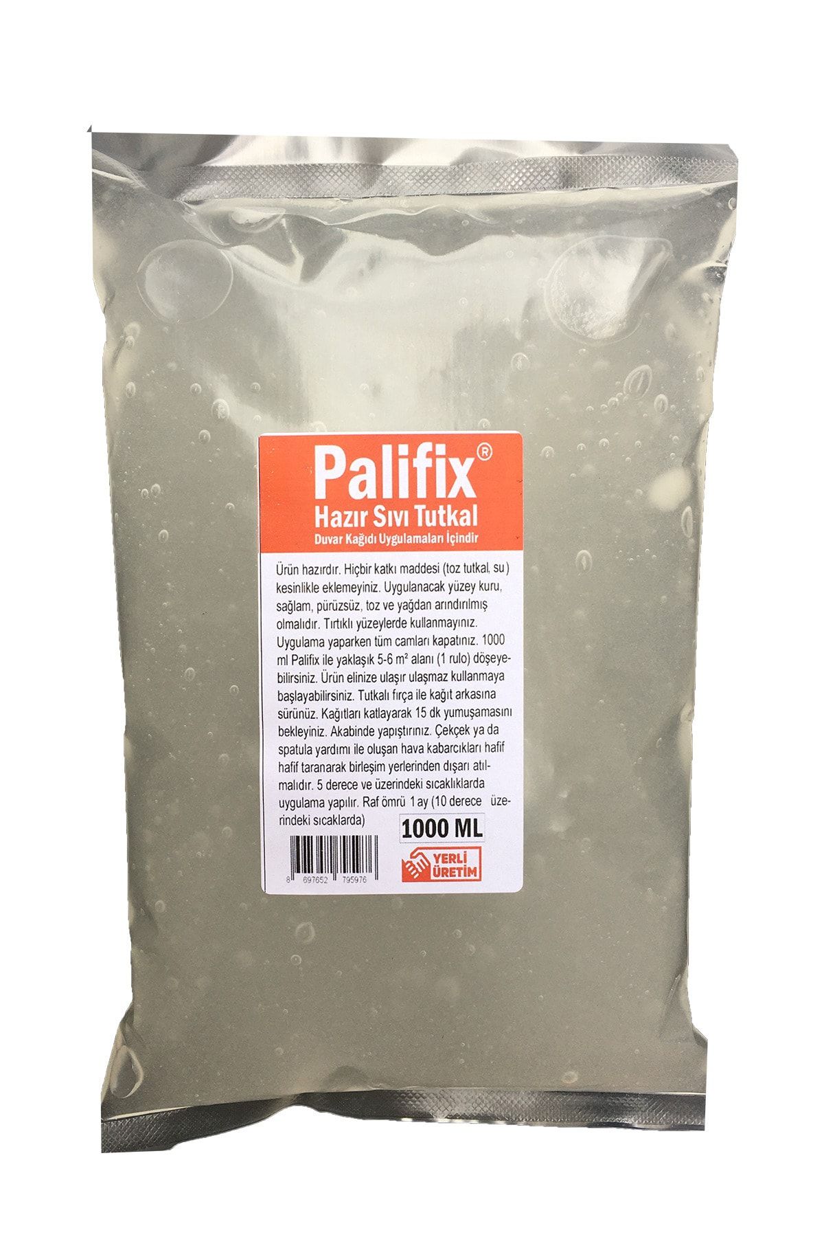 Genel Markalar 1lt Palifix Hazır Duvar Kağıdı Tutkalı Yapıştırıcısı Ilacı Sıvı Tutkal Glitolin (5-6M²-1 RULO)