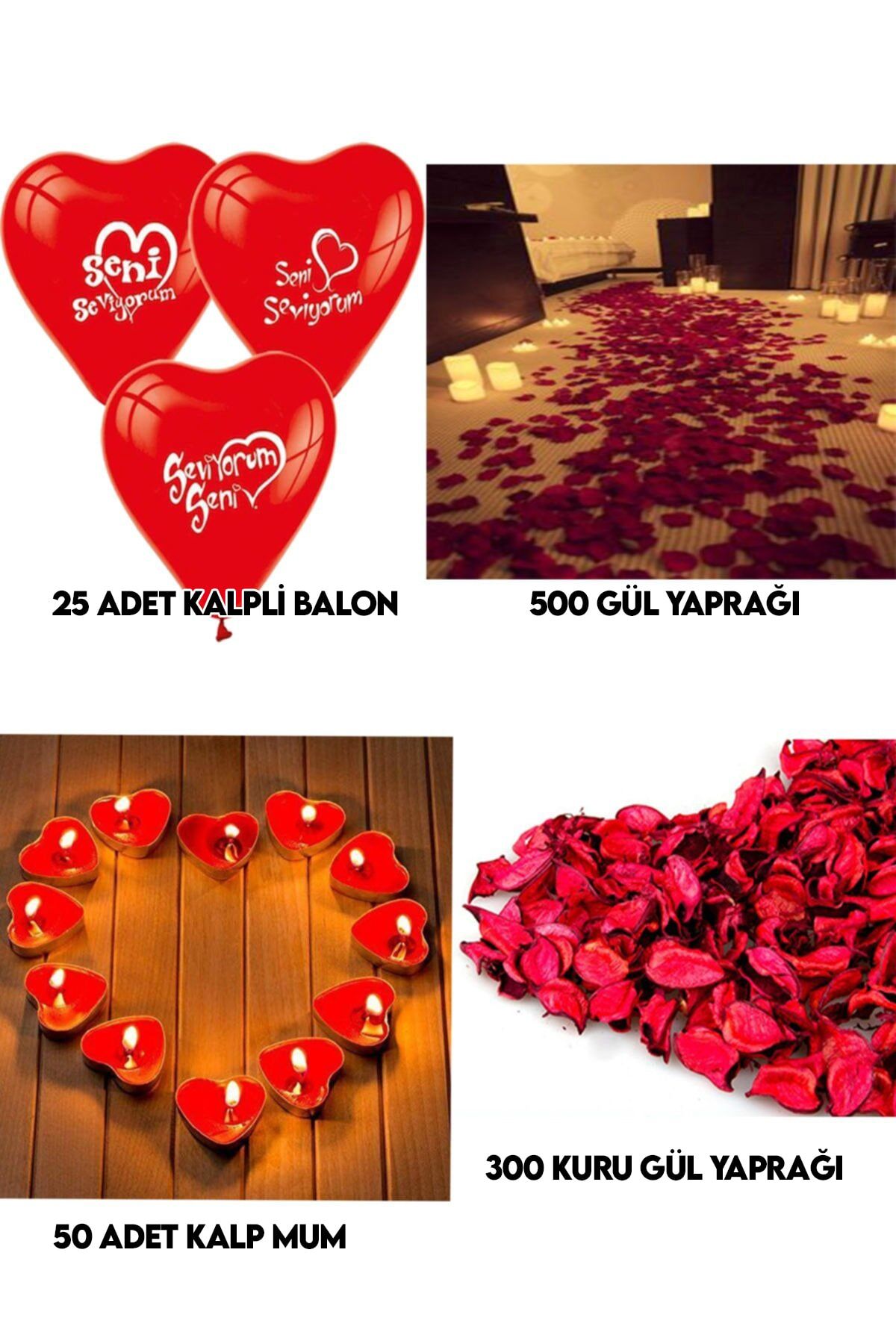 Parti Dolabı 14 Şubat  Sevgiliye Özel Romantik Süpriz Oda Ev Süsleme, Sevgililer Günü Seti
