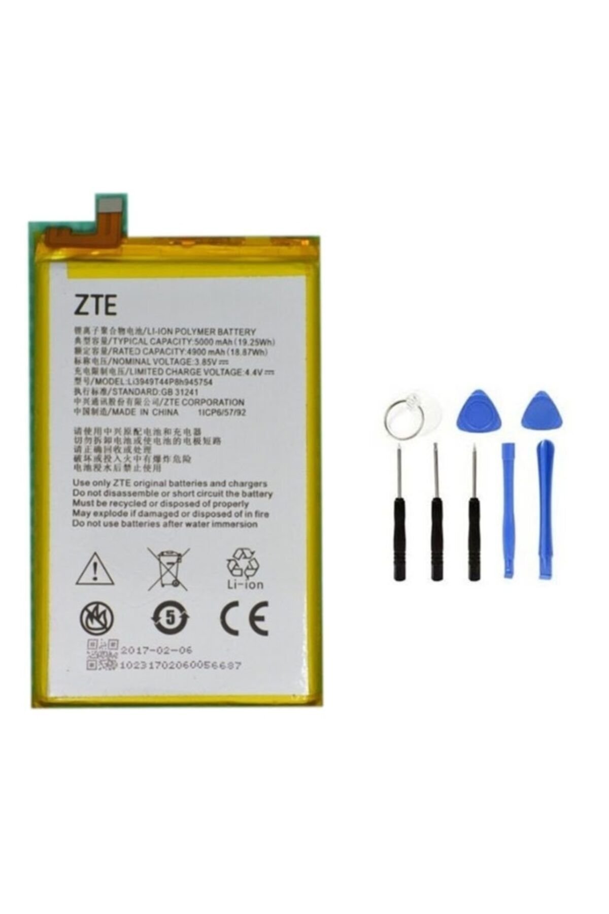 ZTE Blade A2 Plus Uyumlu Batarya Pil + Tamir Seti