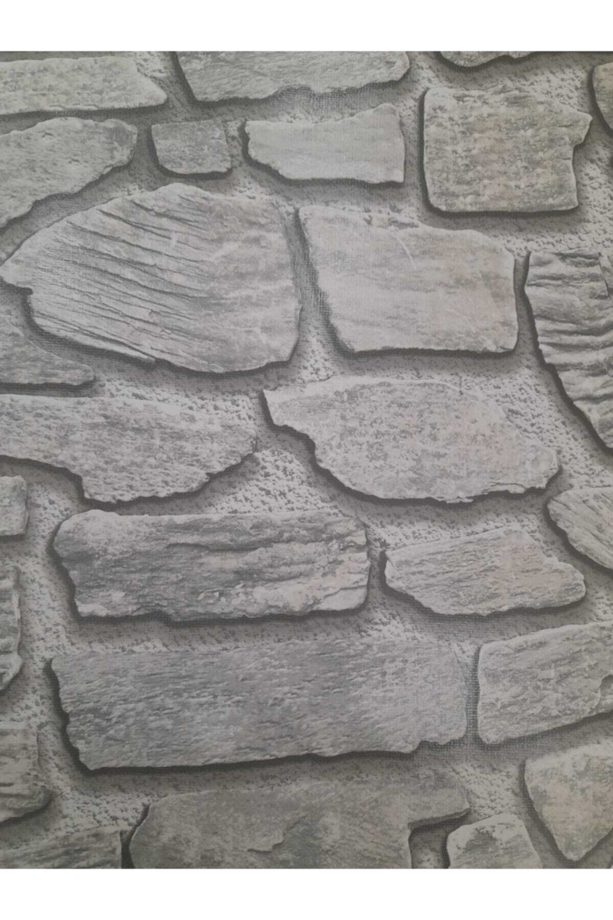 3D White Yığma Taş Desenli 3d Duvar Kağıdı(5M2) Fiyatı, Yorumları