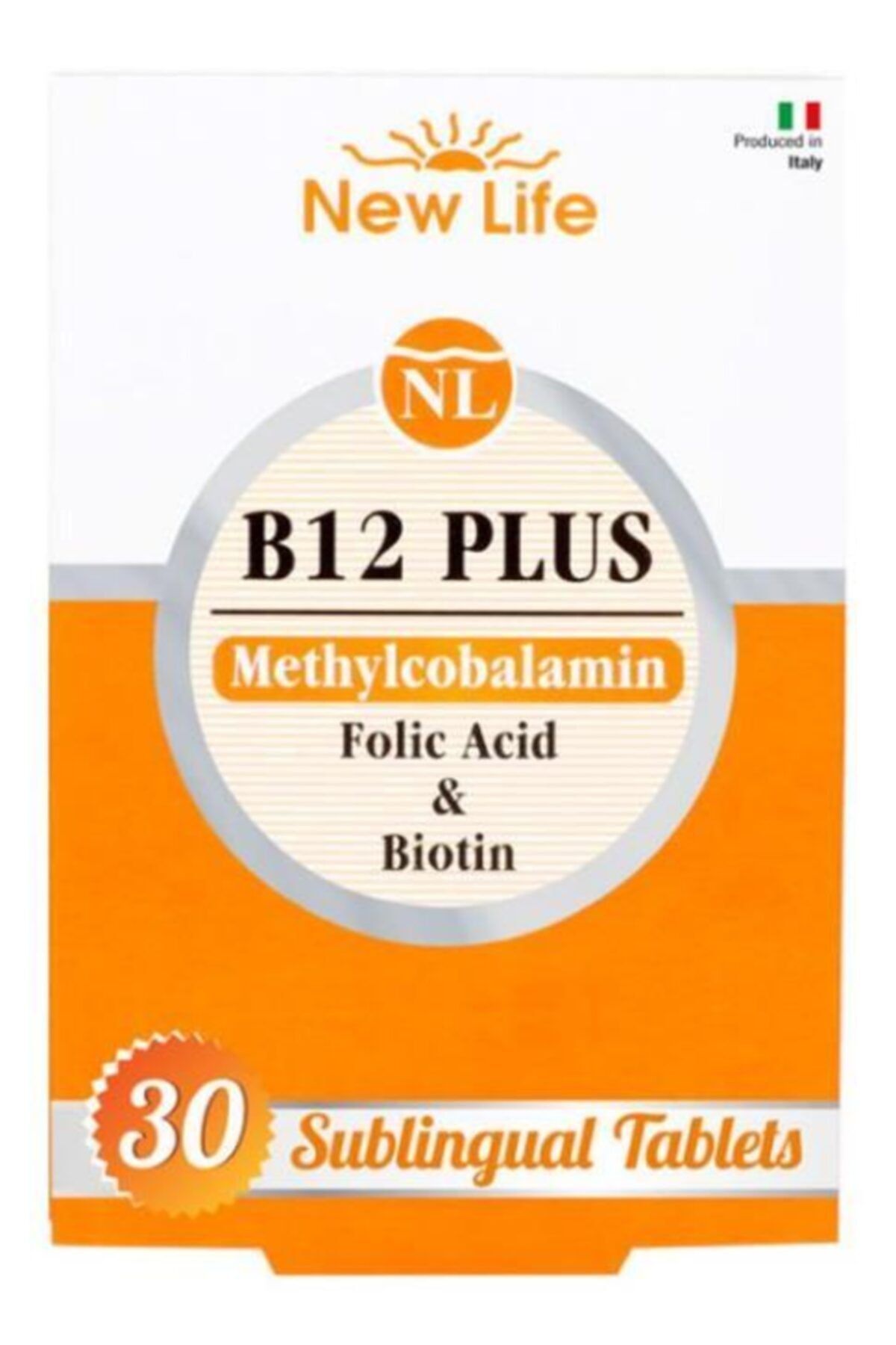 New Life Newlife B12 Plus Methylcobalamin 30 Tablet | Dilaltı Tablet