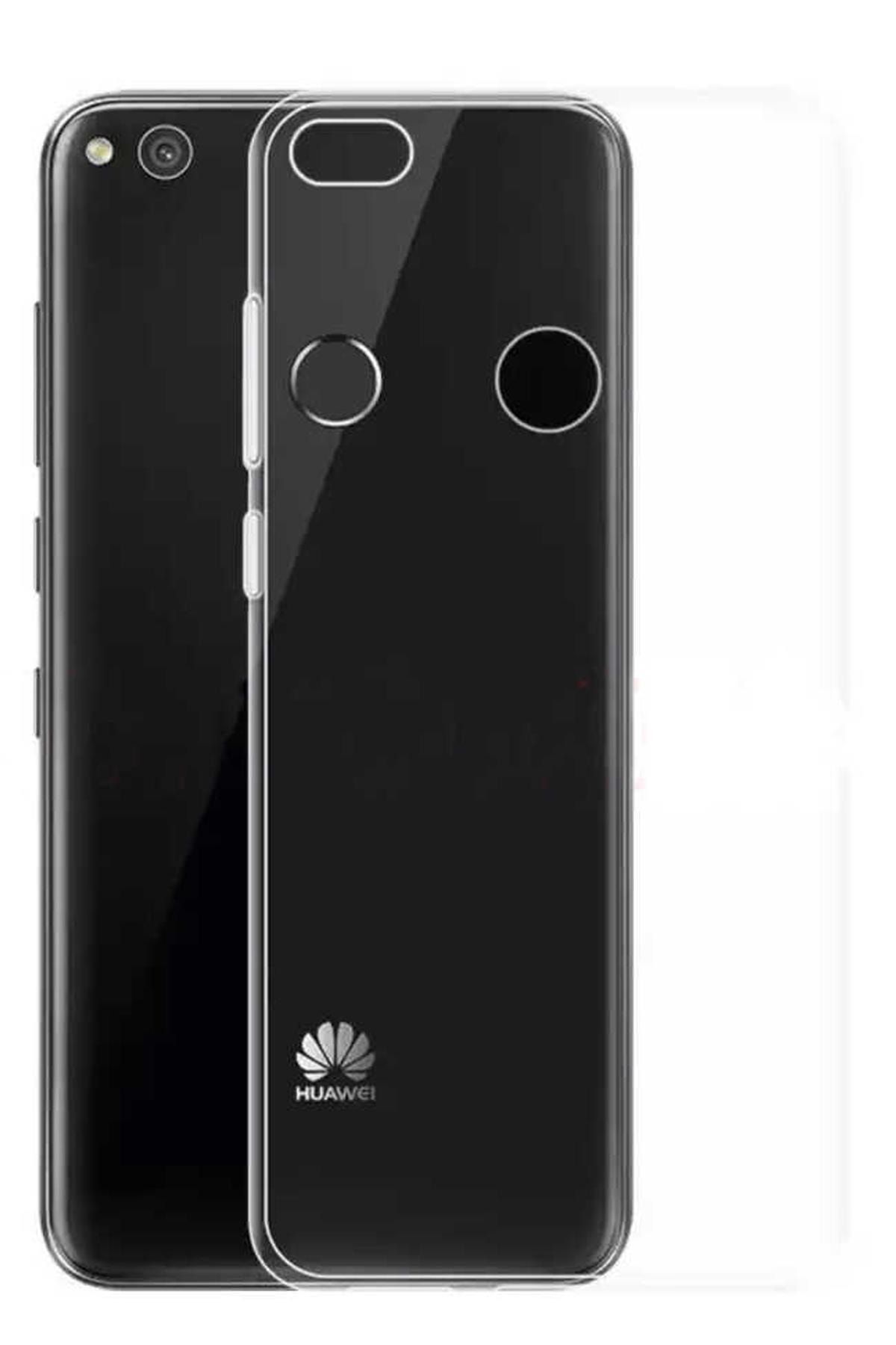Aksesuarcım Huawei P8 Lite Kılıf Silikon Şeffaf Koruma Süper