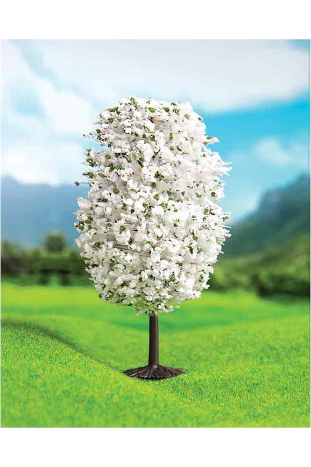 Genel Markalar : Beyaz Dağ Çamı Ağaç Maketi 6,5 Cm 3 Lü : Ebru Seti