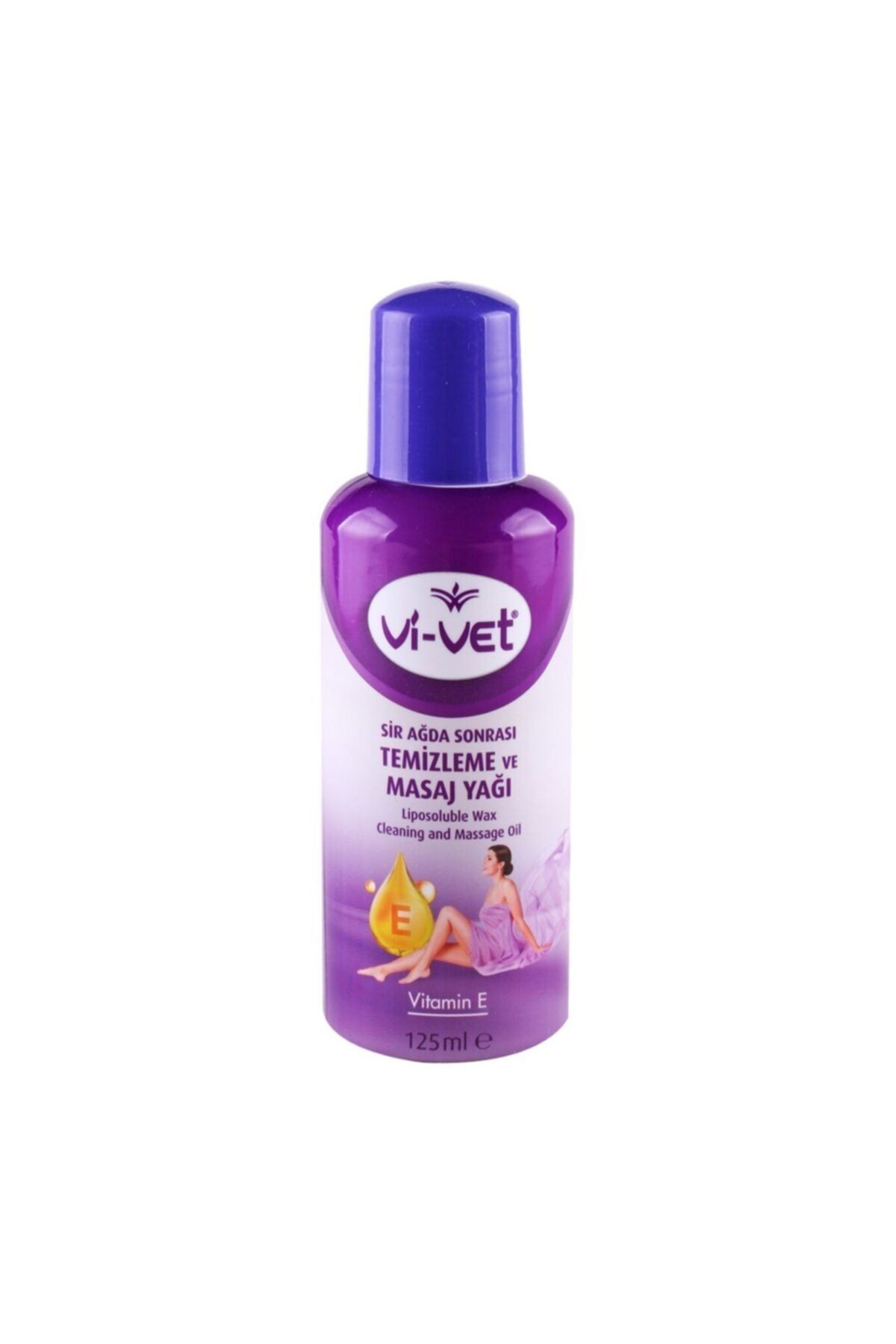 Vi vet Vivet Ağda Sonrası Temizleme Ve Masaj Yağı Vitamin E 125 ml