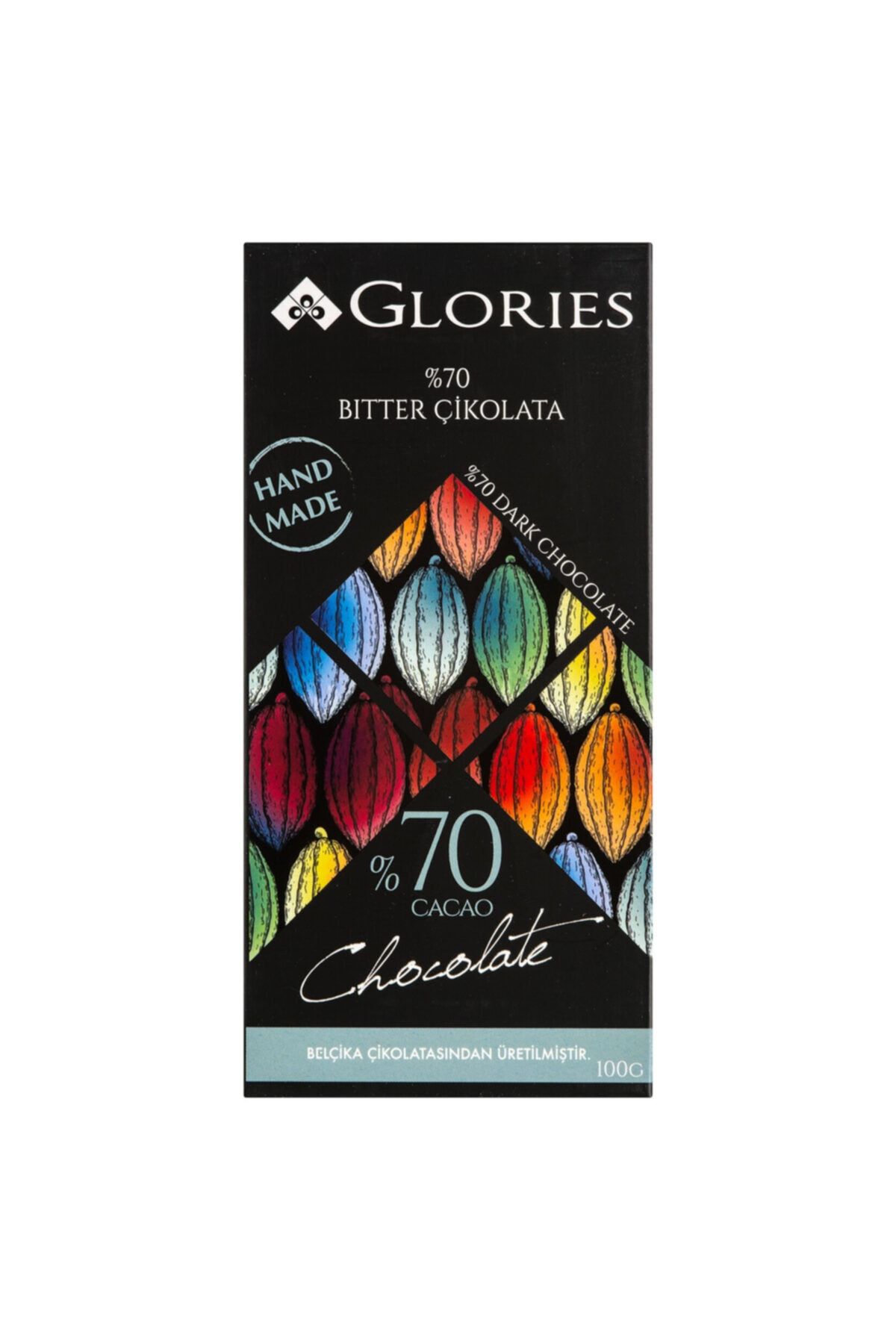 Glories %70 Kakao Vegan Çikolata 100 G.
