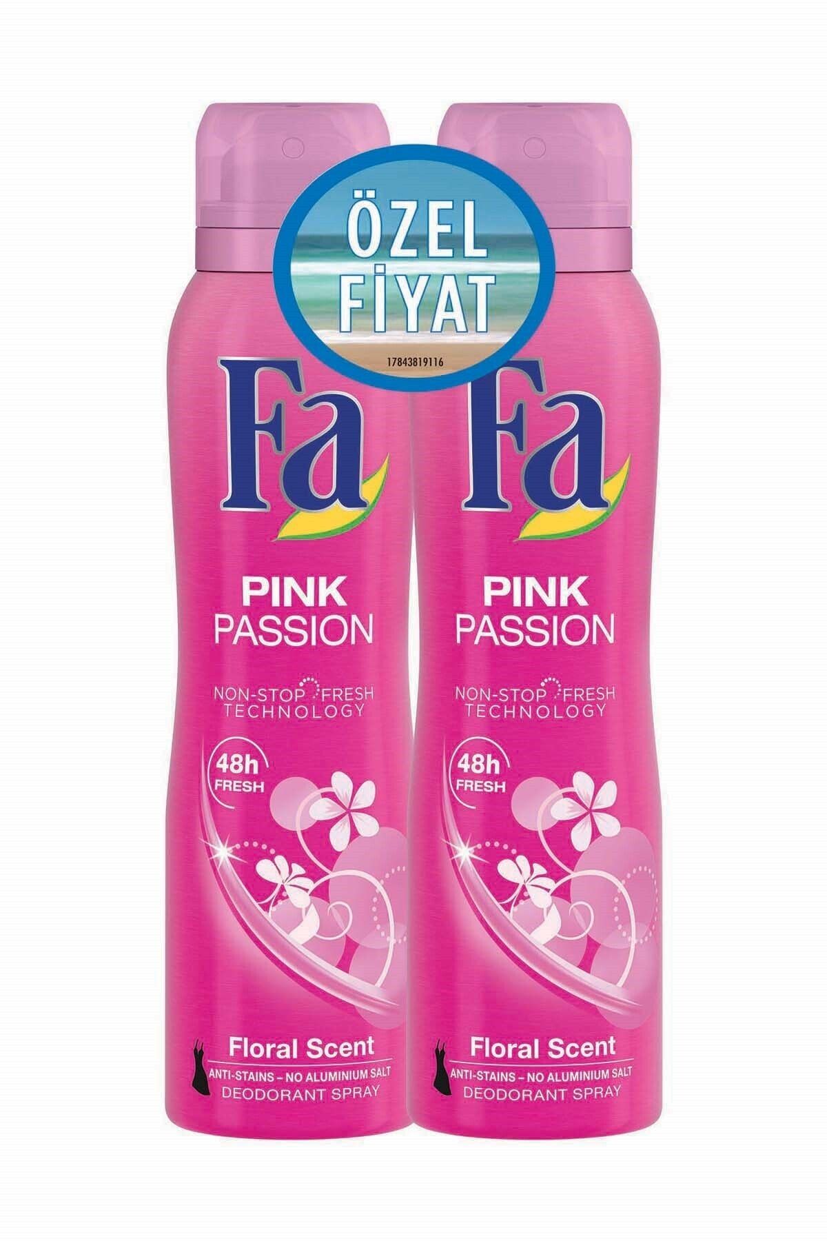 Fa Deodorant Sprey 2'li Pink Passion 150 Ml +150 Ml (2 Adet)