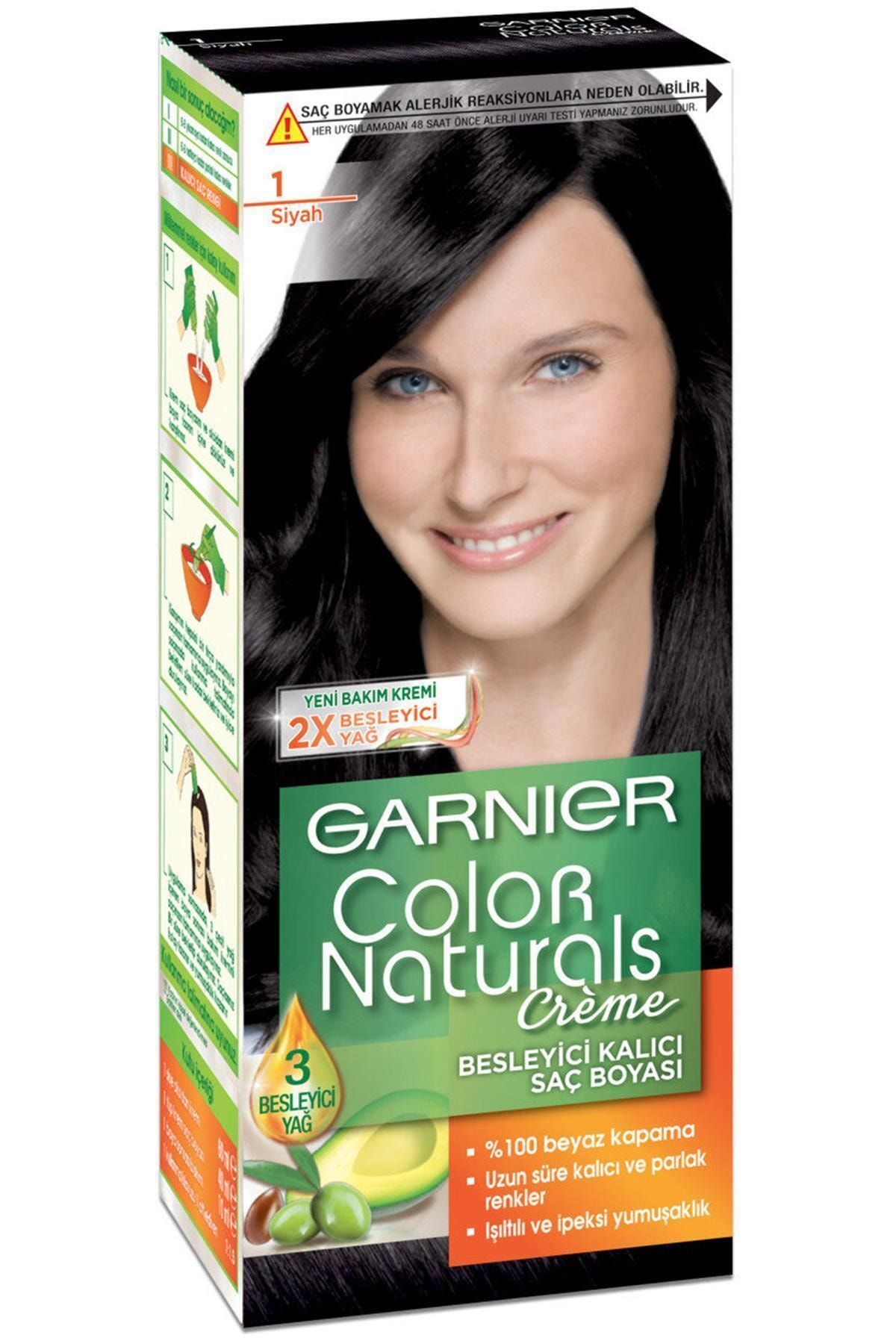 Garnier Saç Boyası Color Natural Siyah 1