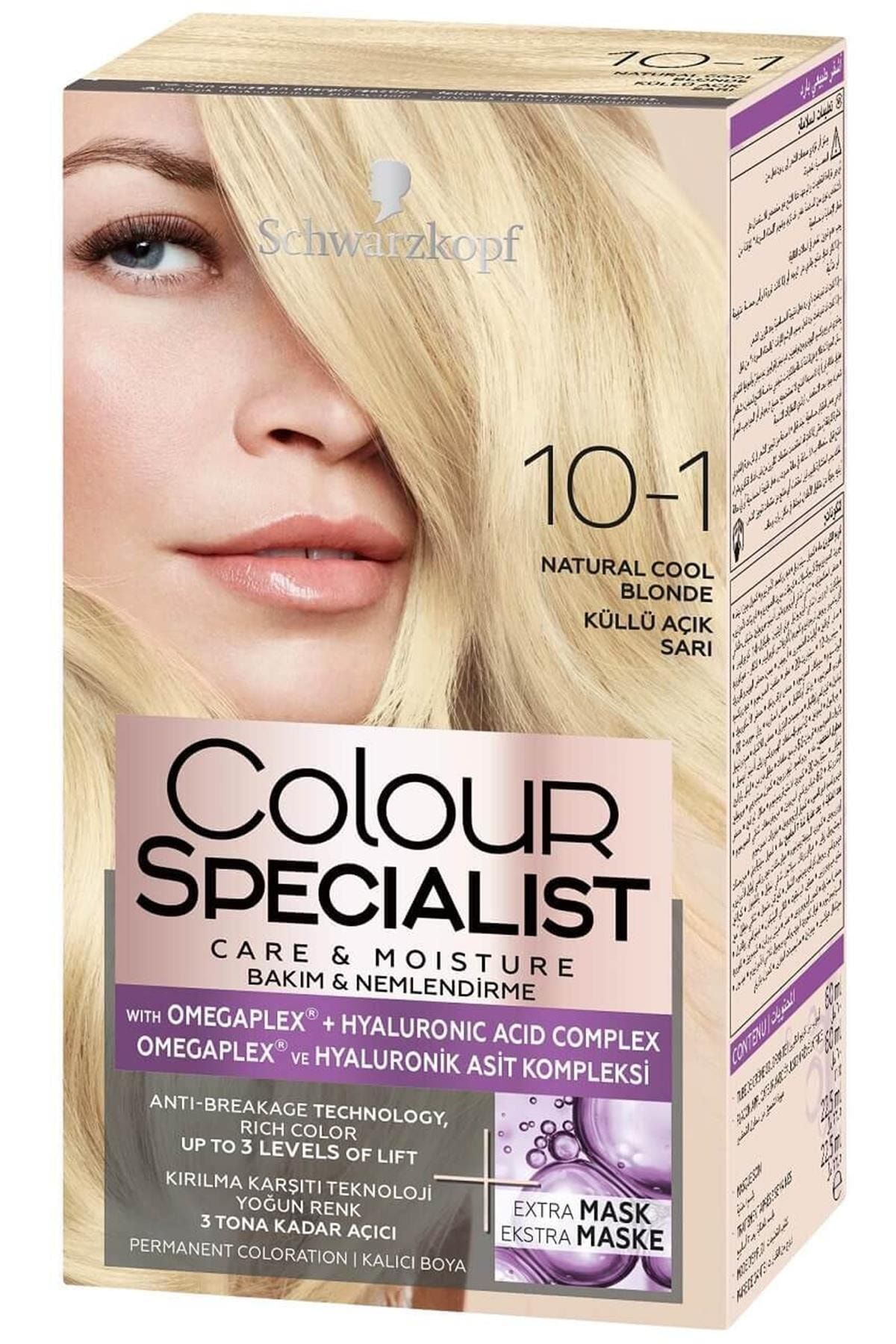 Colour Specialist Marka: Saç Boyası No: 10.1 Küllü Açık Sarı 60 ml