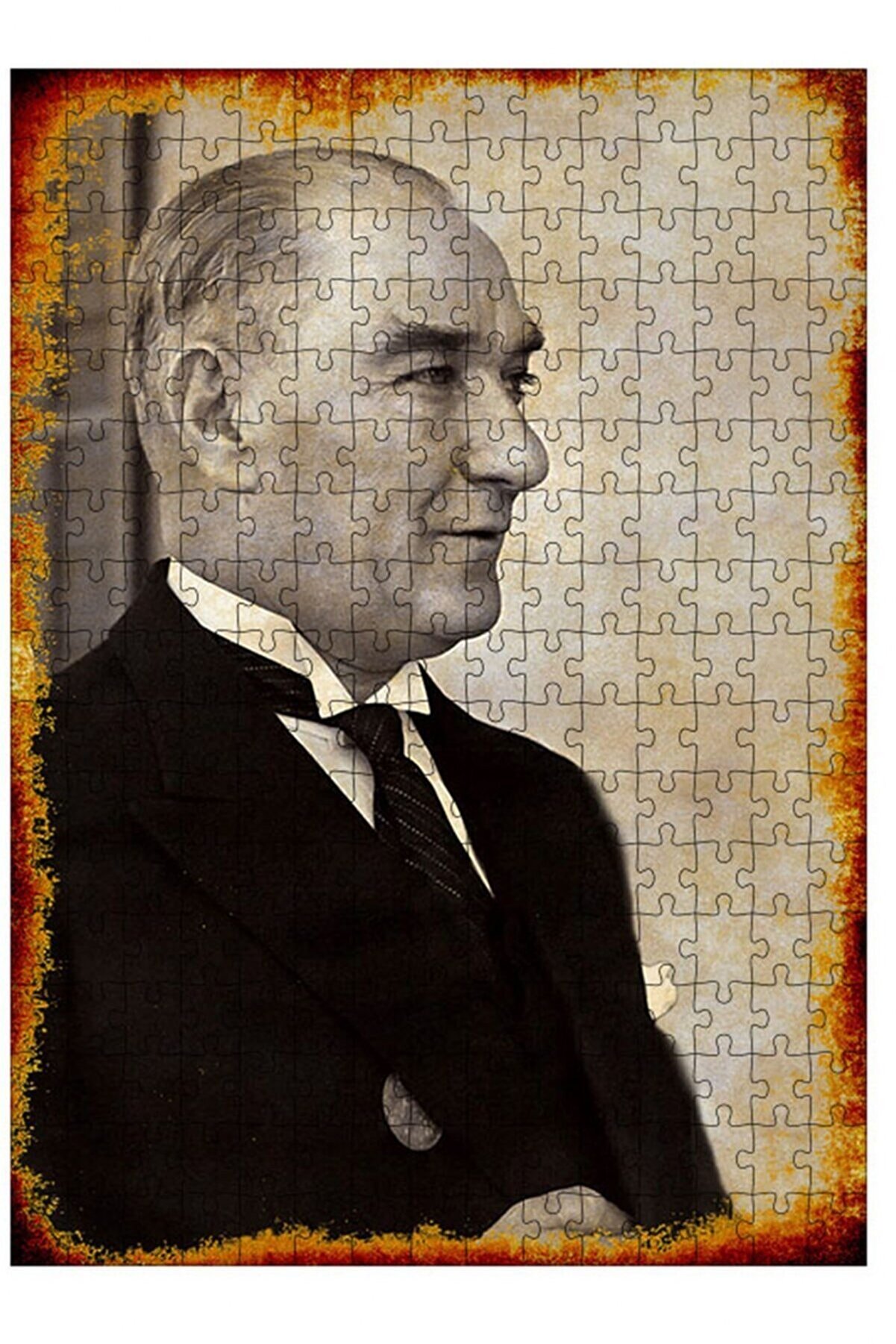 Tablomega Ahşap Mdf Puzzle Yapboz Mustafa Kemal Atatürk 255 Parça 35*50 Cm