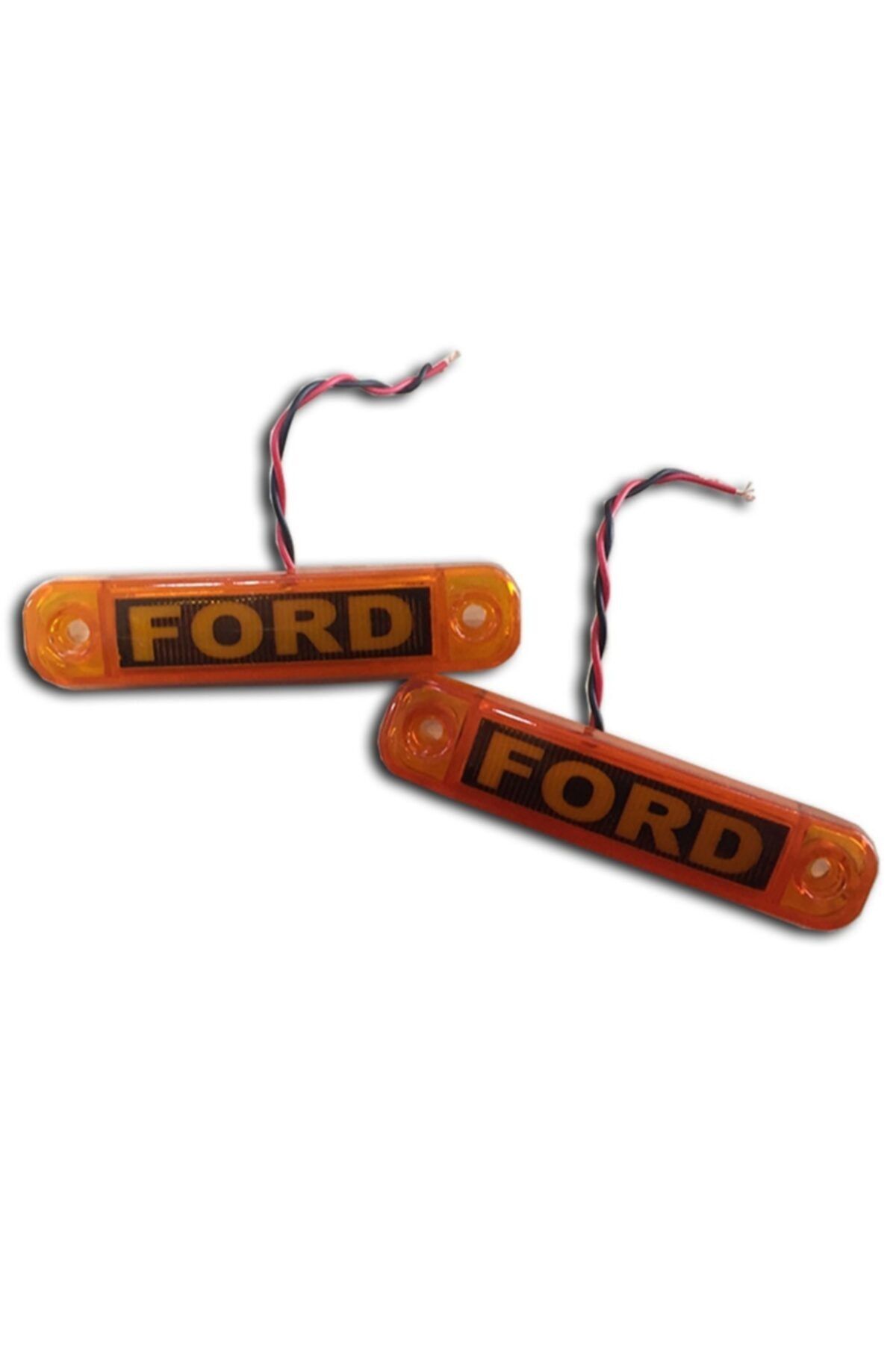 AHMET OTOMOTİV Marka Yazılı Parmak Led Ford Sarı 12v-24v