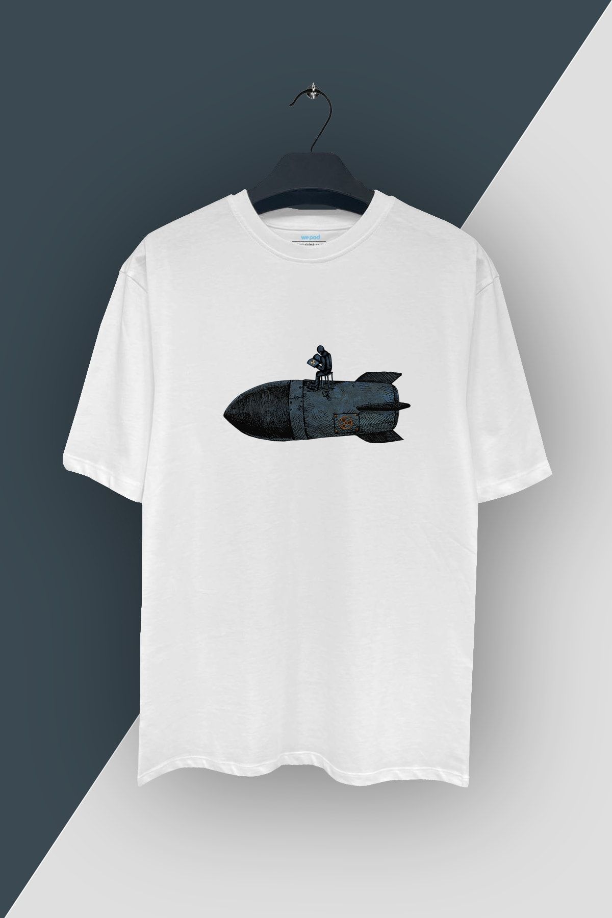 WePOD Missile Engineer Relaxed Fit By Beyaz Unisex Tshirt